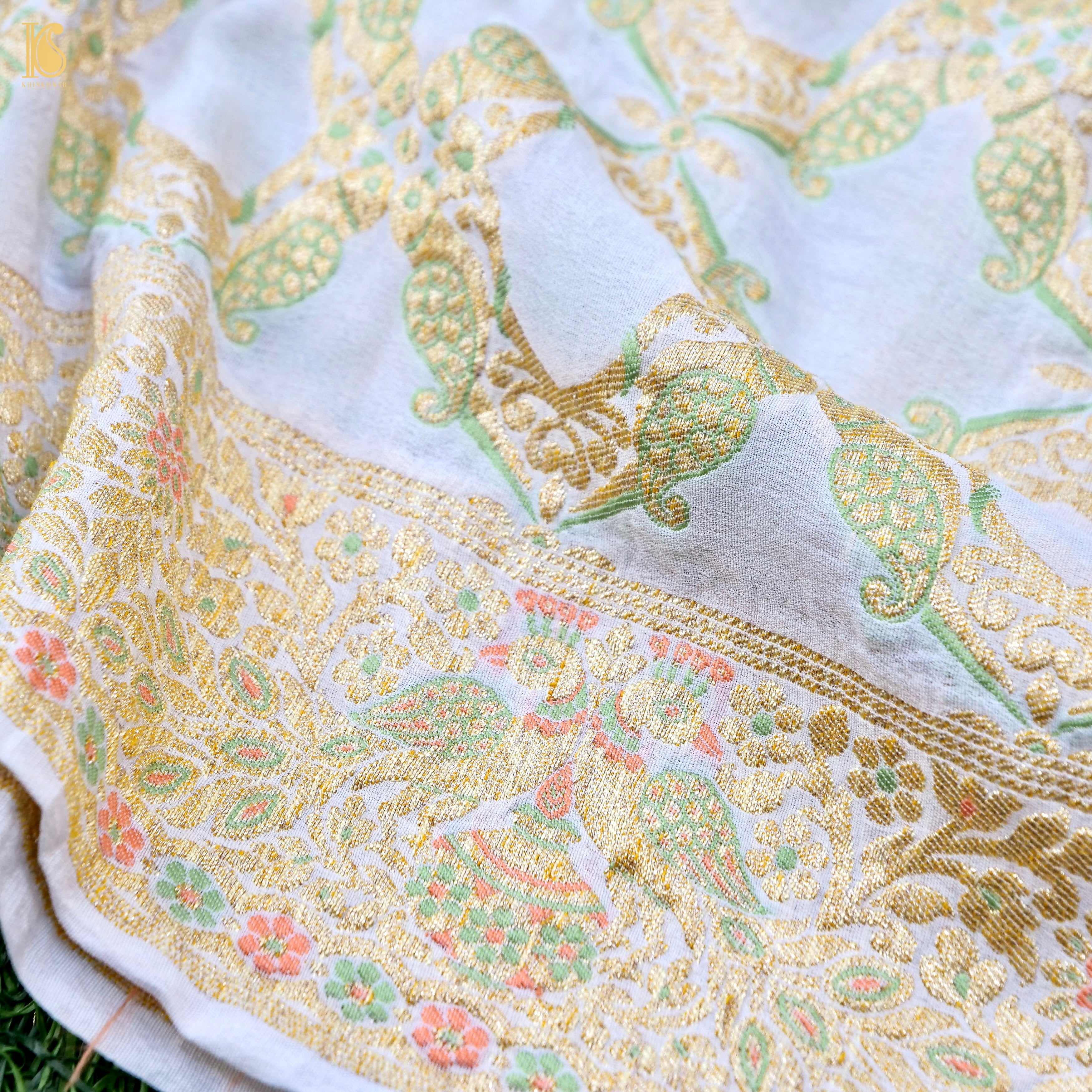 Georgette Silk Meenakari Banarasi Dupatta