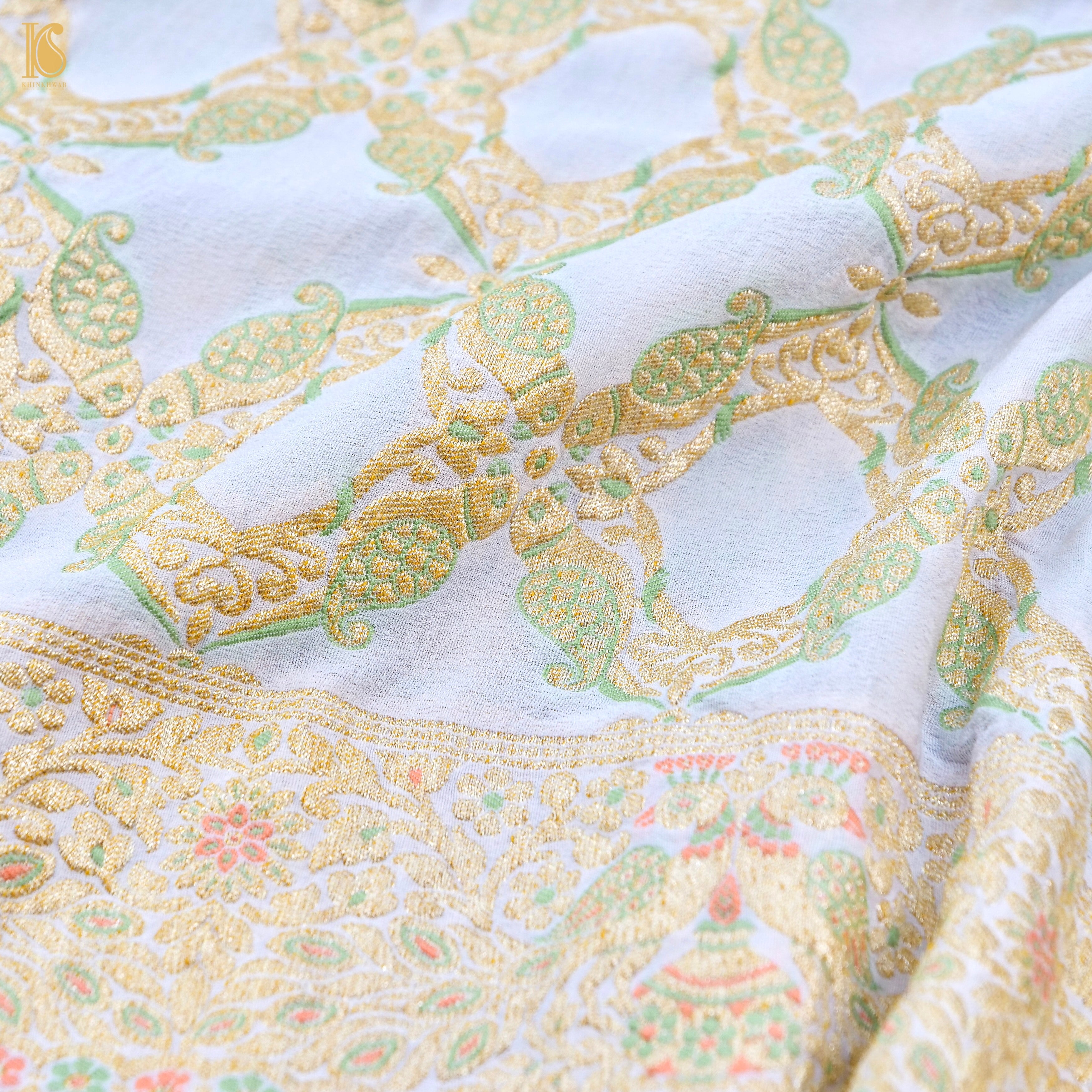 Georgette Silk Meenakari Banarasi Dupatta