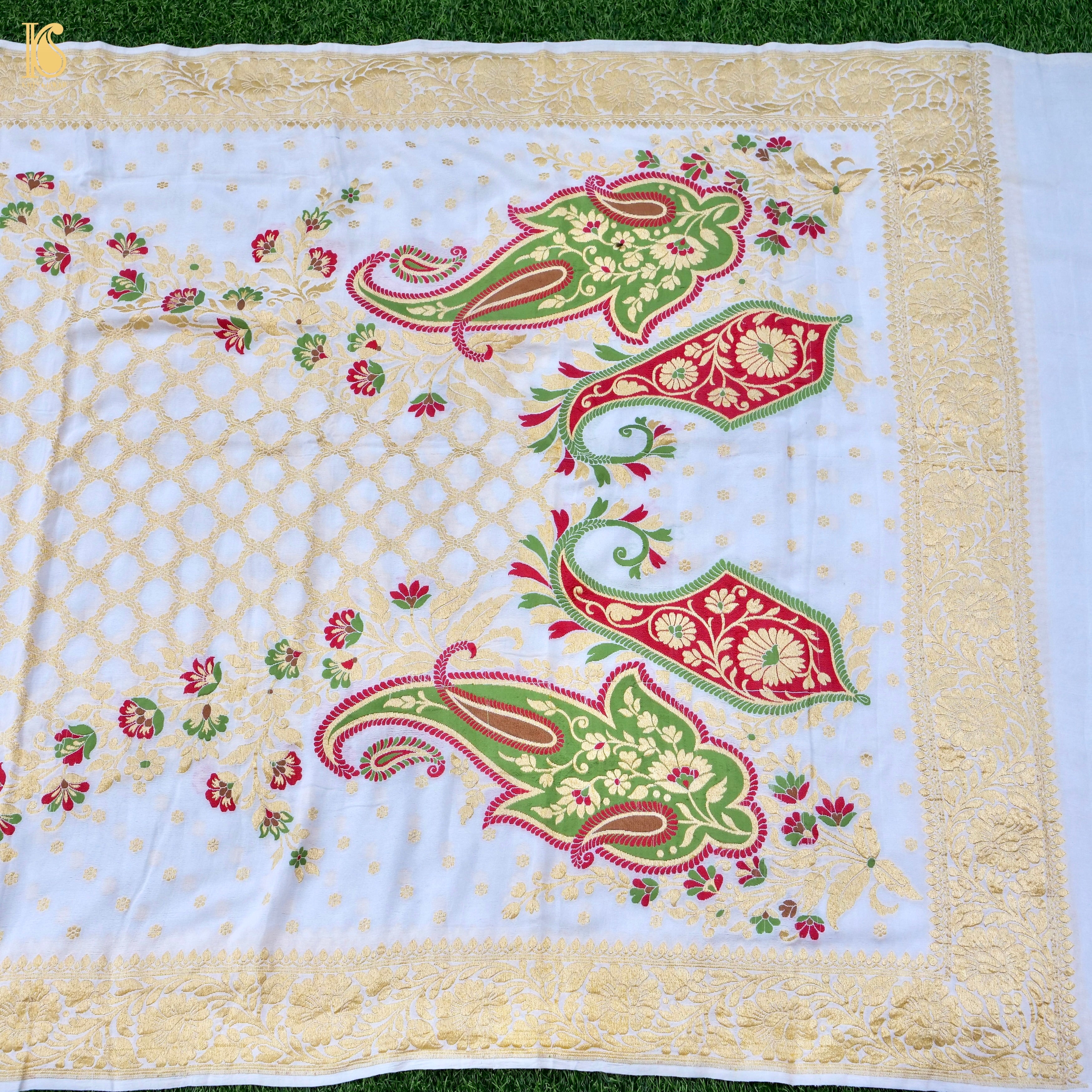 Georgette Silk Banarasi Paisley Dupatta