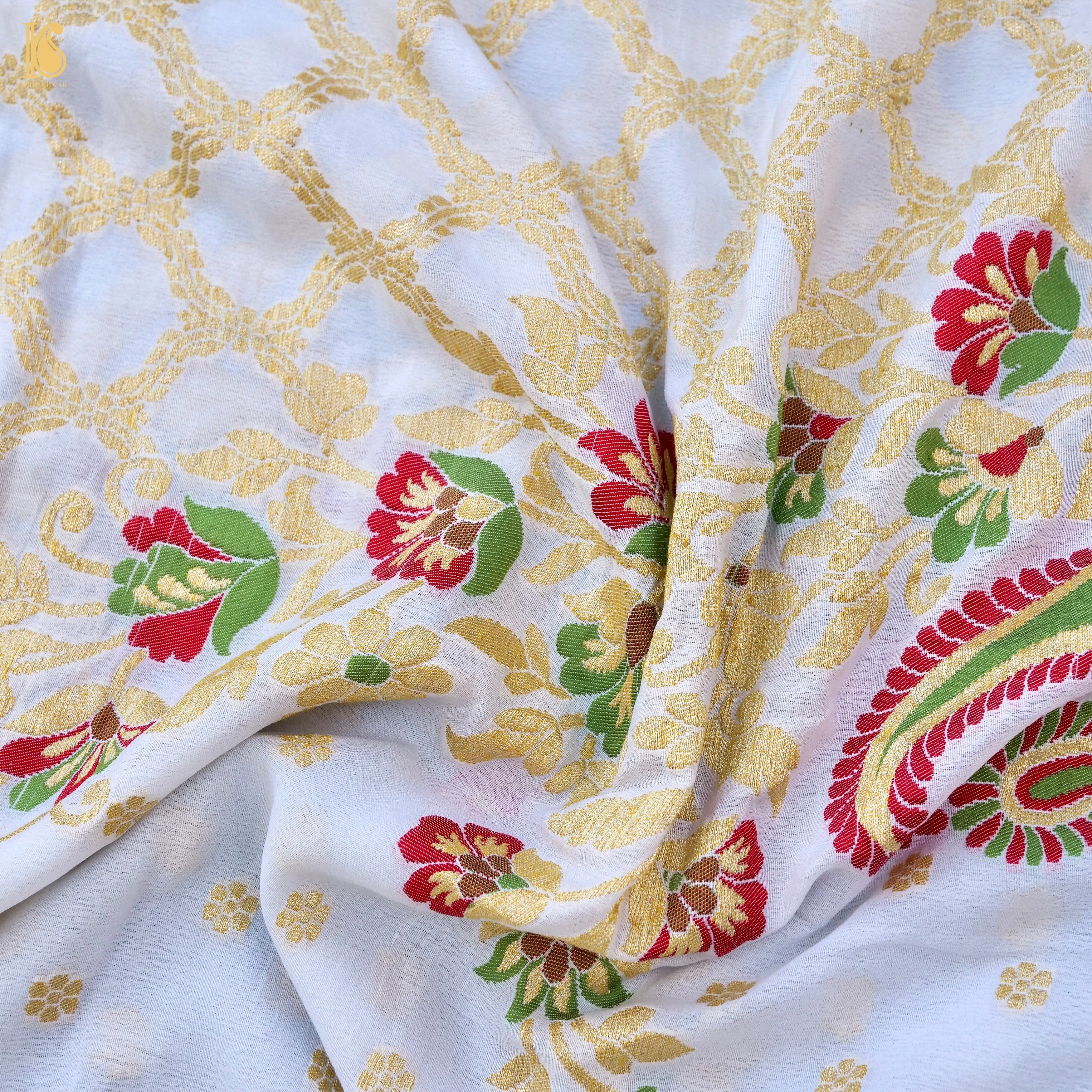 Georgette Silk Banarasi Paisley Dupatta