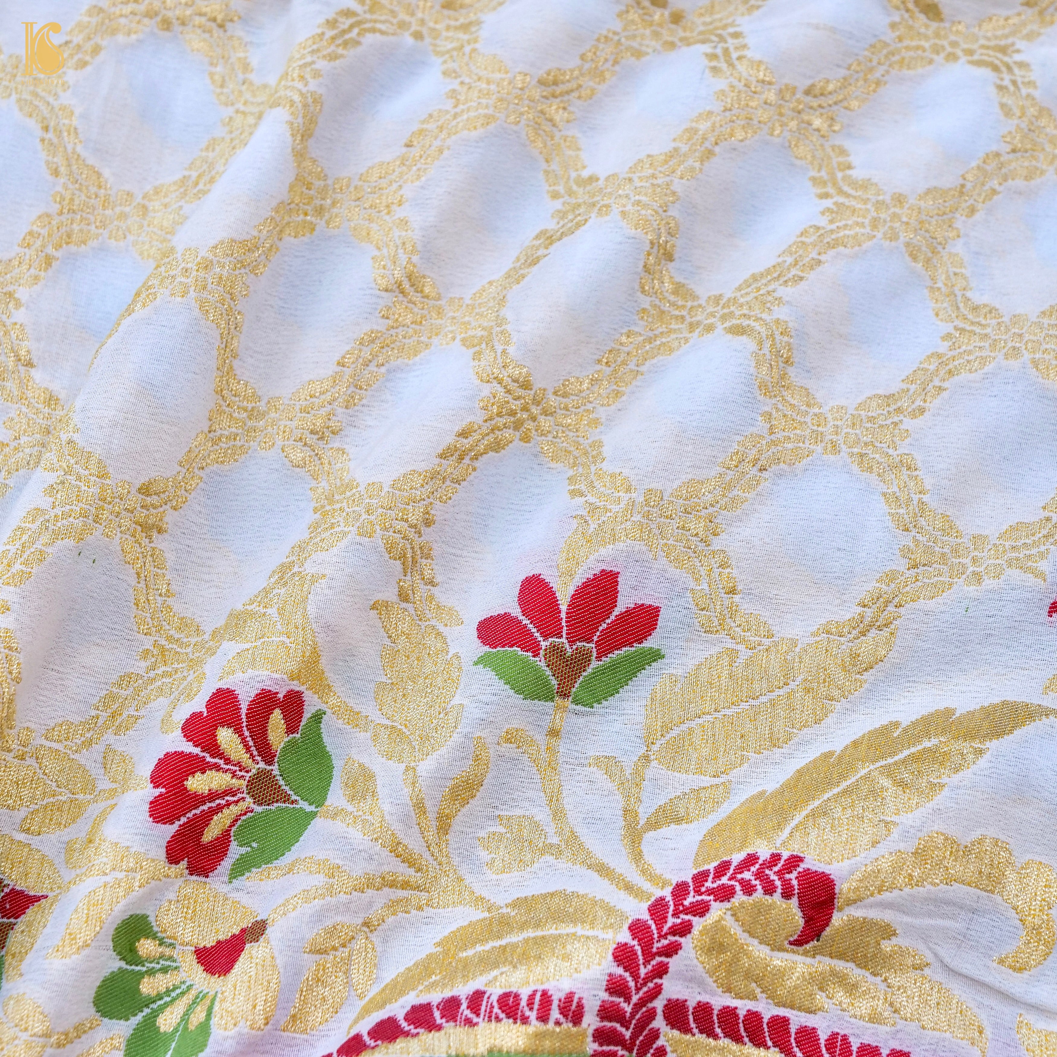 Georgette Silk Banarasi Paisley Dupatta