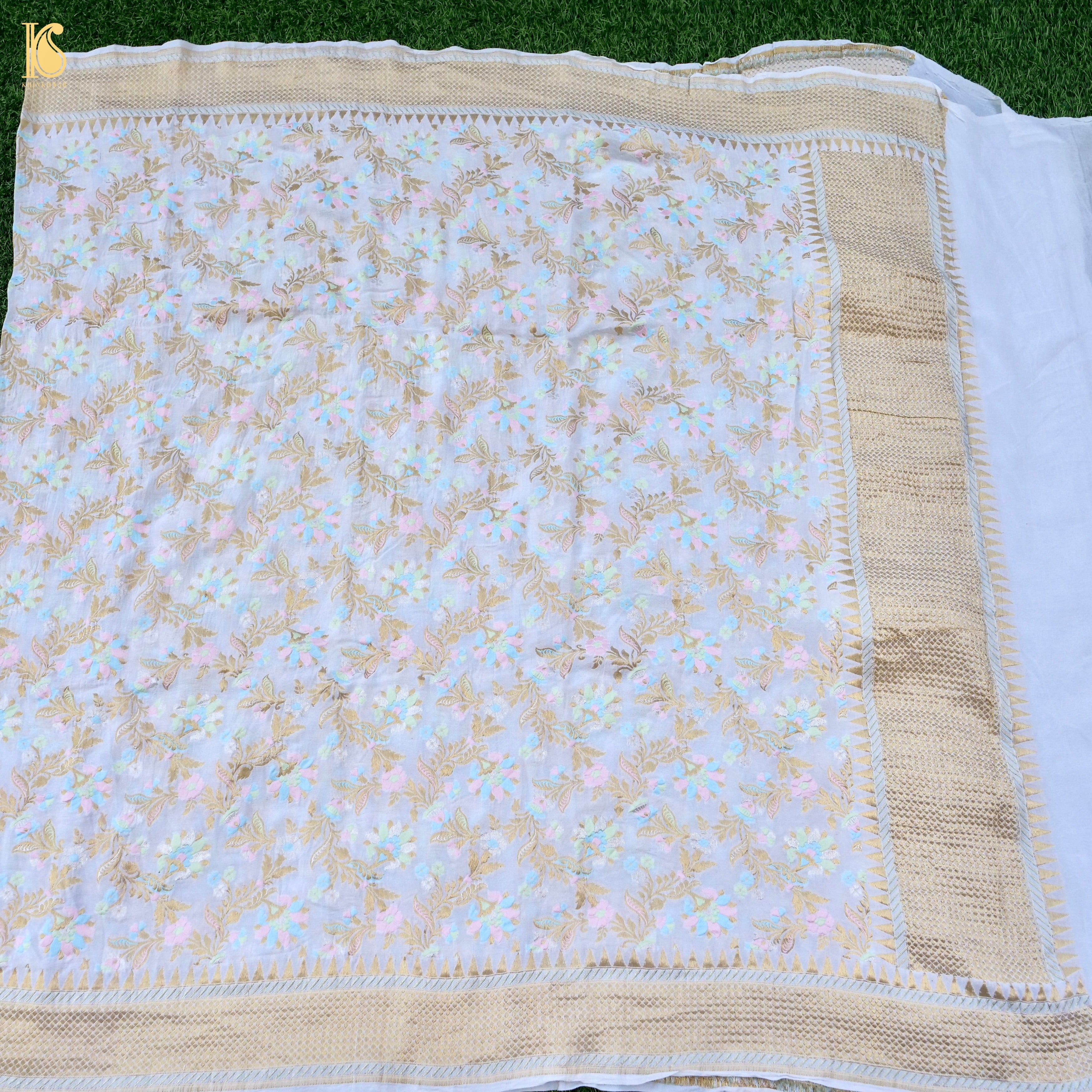 Georgette Silk Meenakari Banarasi Dupatta
