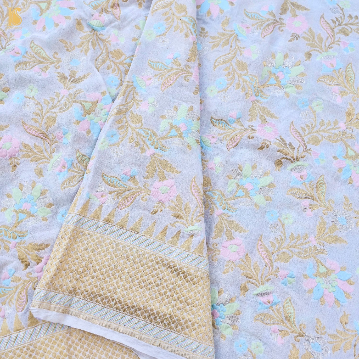 Georgette Silk Meenakari Banarasi Dupatta