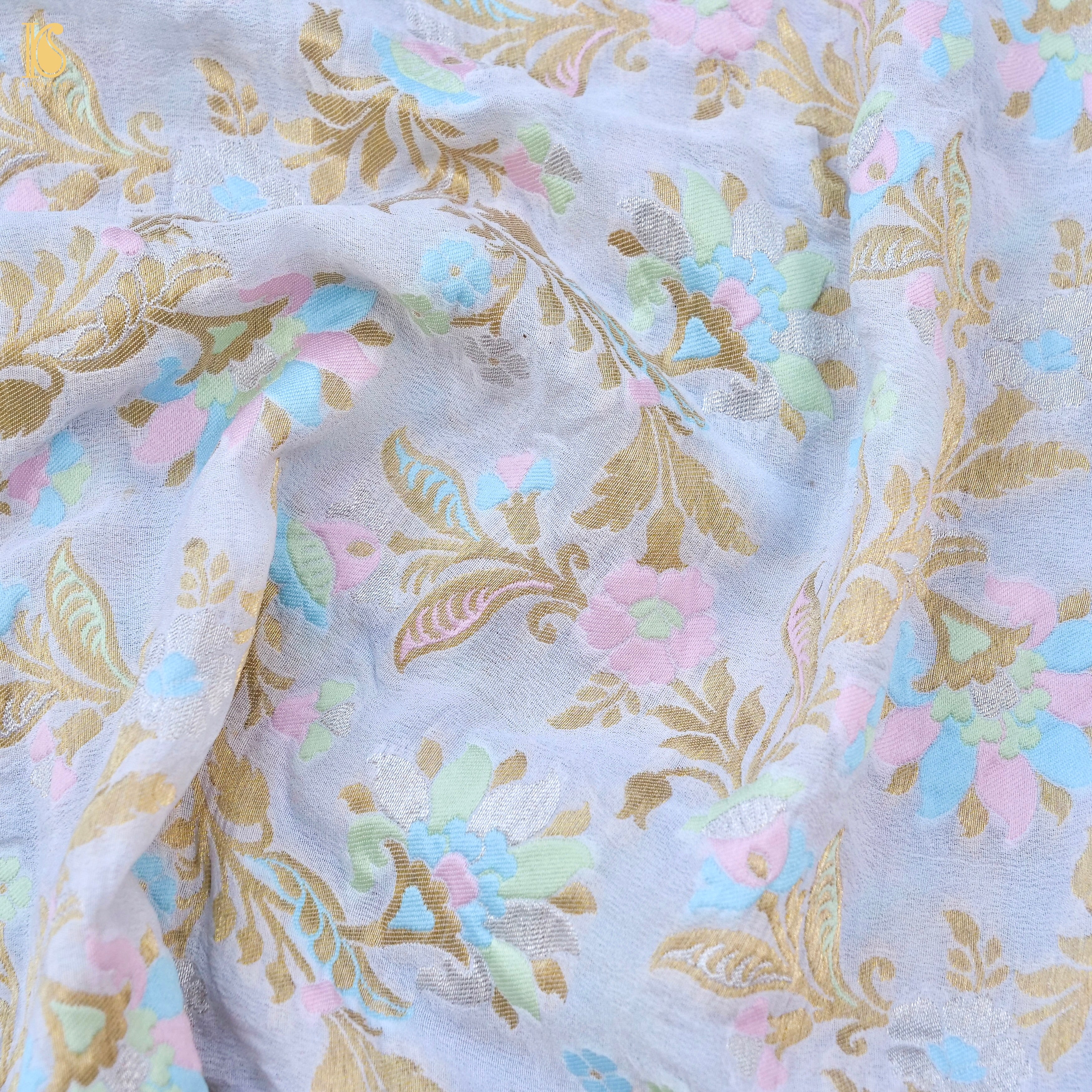 Georgette Silk Meenakari Banarasi Dupatta