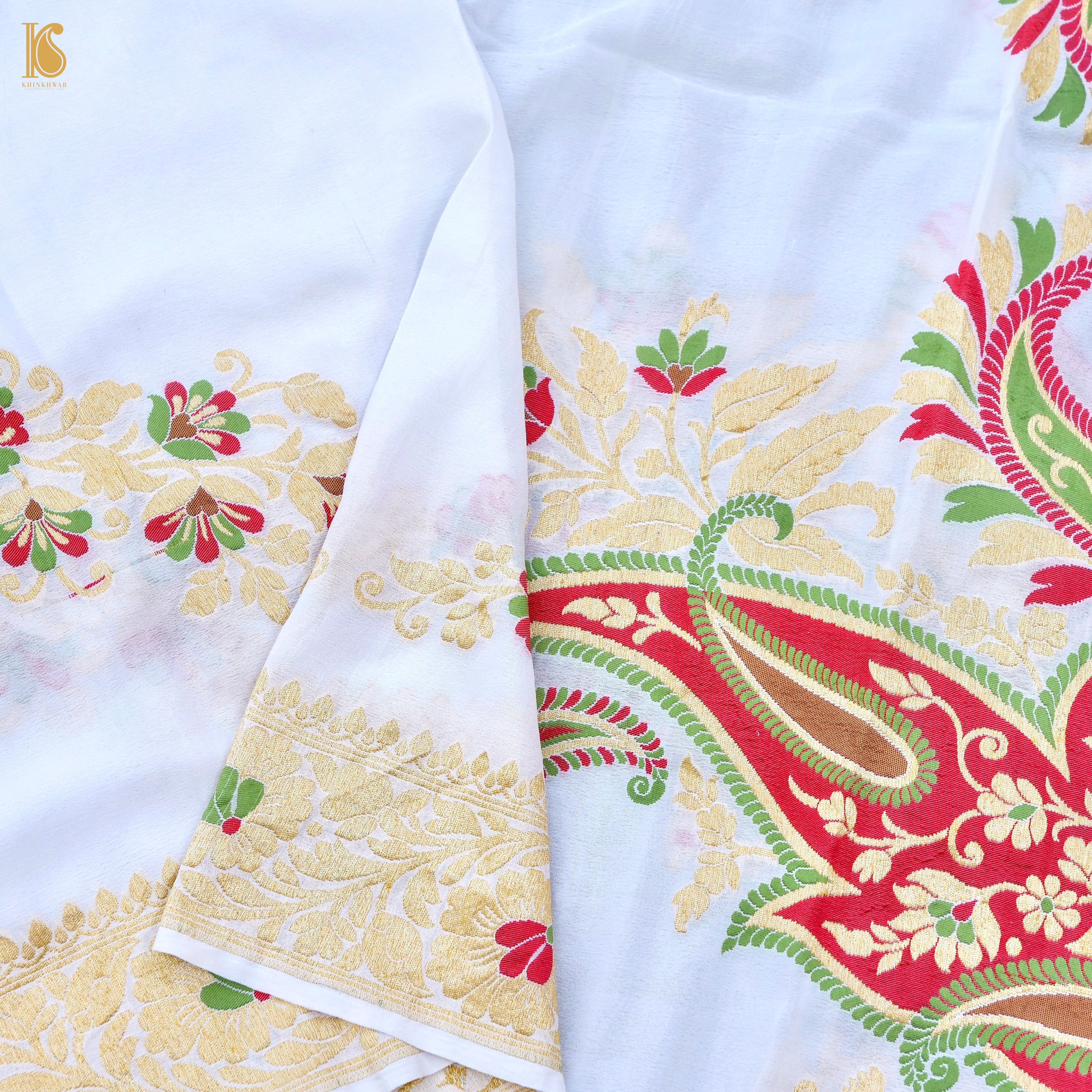 Georgette Silk Banarasi Paisley Dupatta