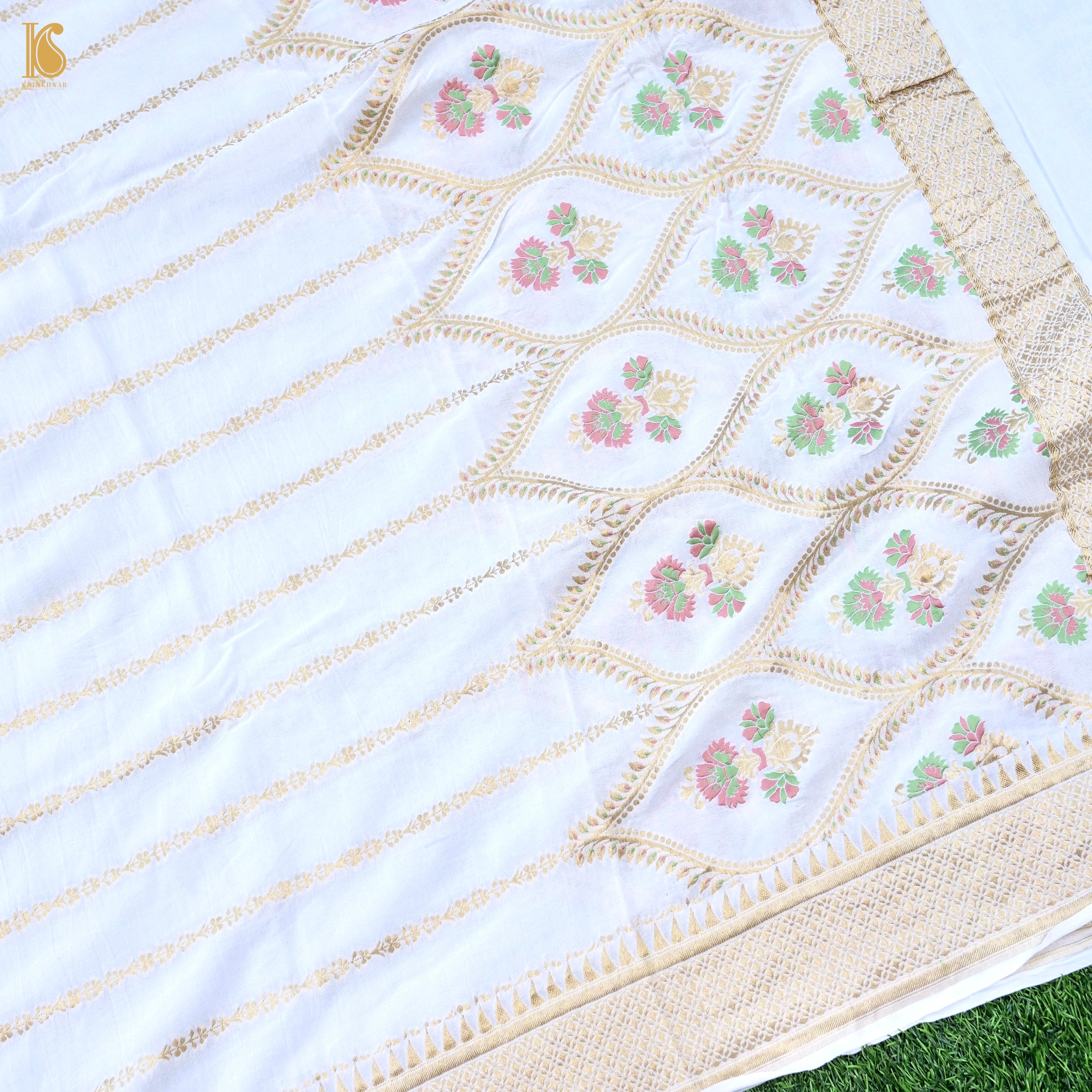 Banarasi Georgette Dupatta with Resham Embroidery