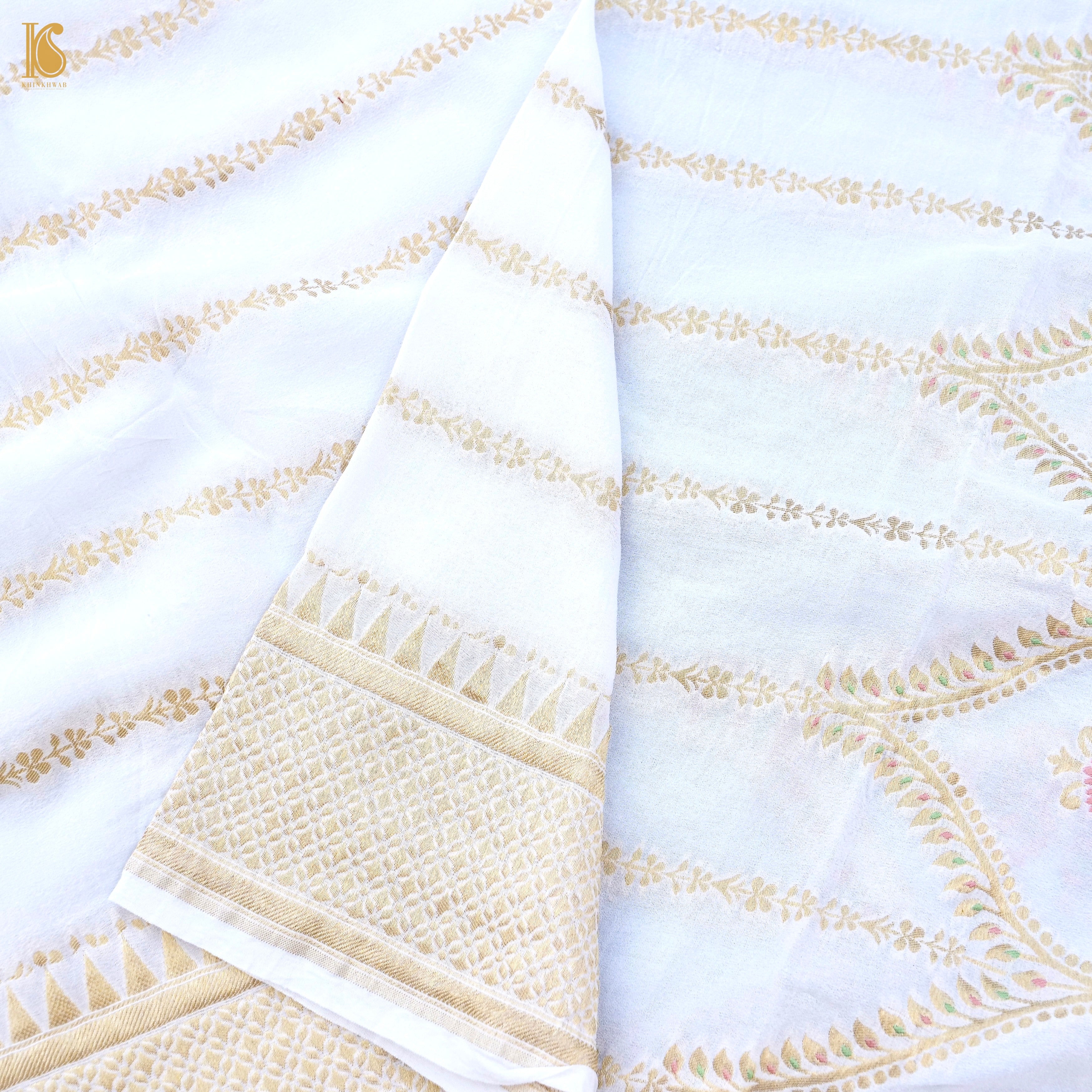 Banarasi Georgette Dupatta with Resham Embroidery