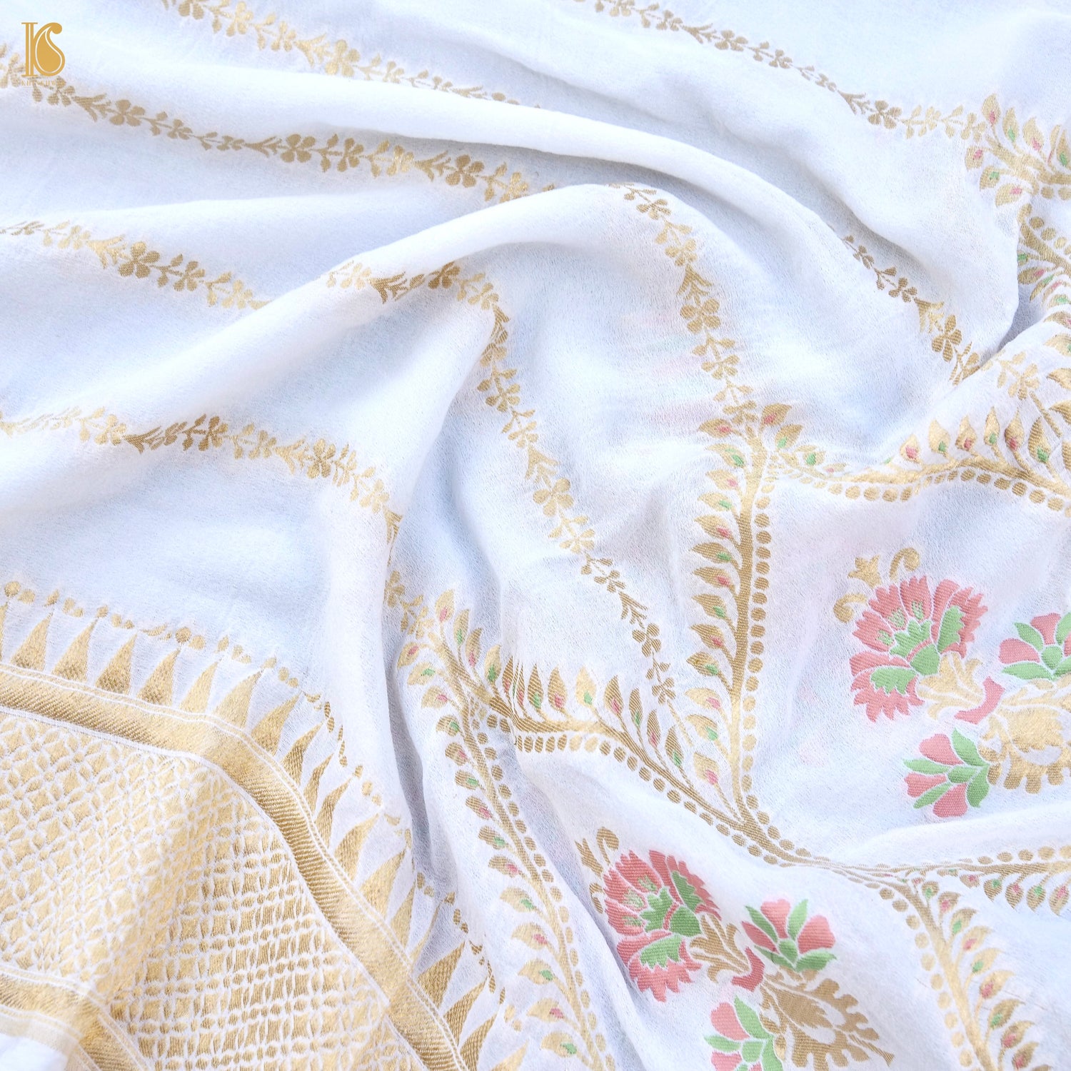 Banarasi Georgette Dupatta with Resham Embroidery