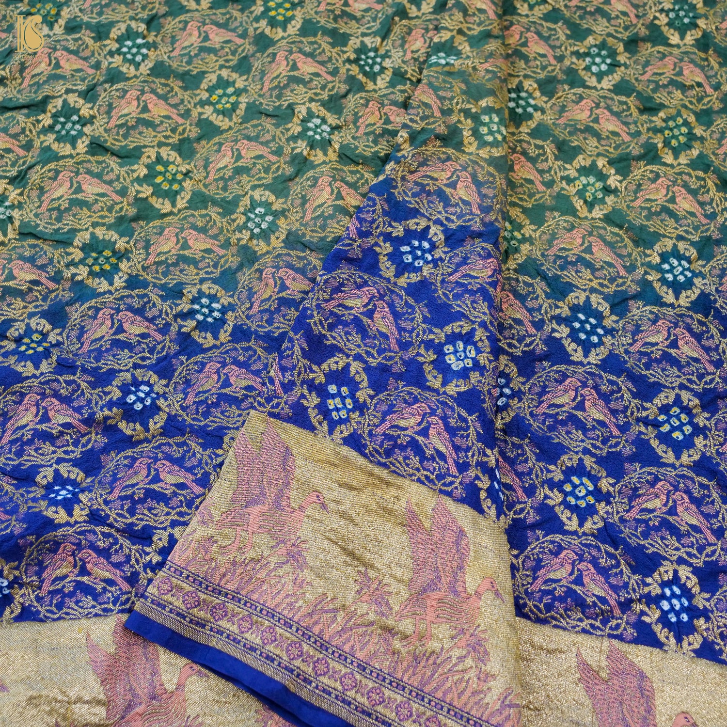 Banarasi Georgette Bandhani Saree