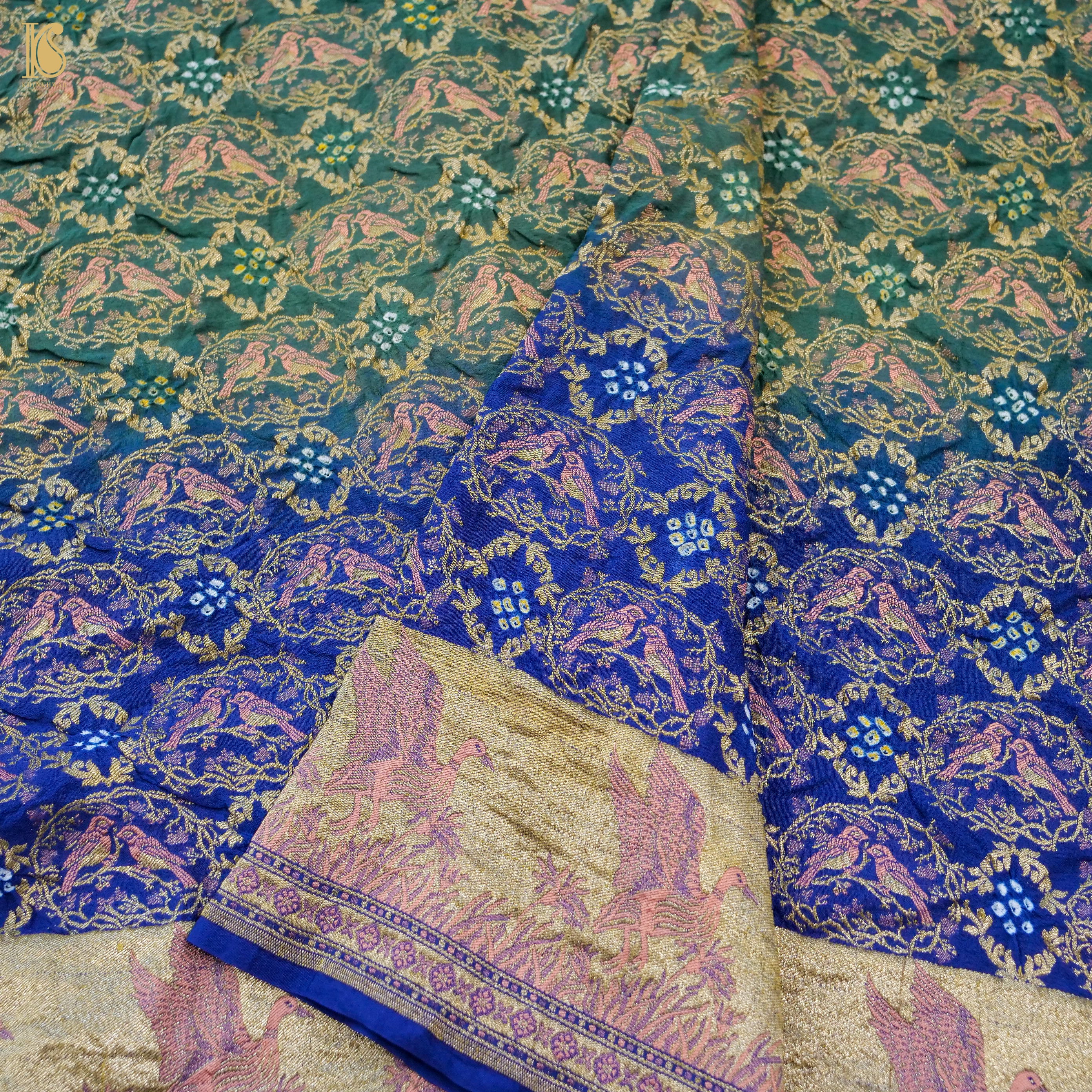 Banarasi Georgette Bandhani Saree