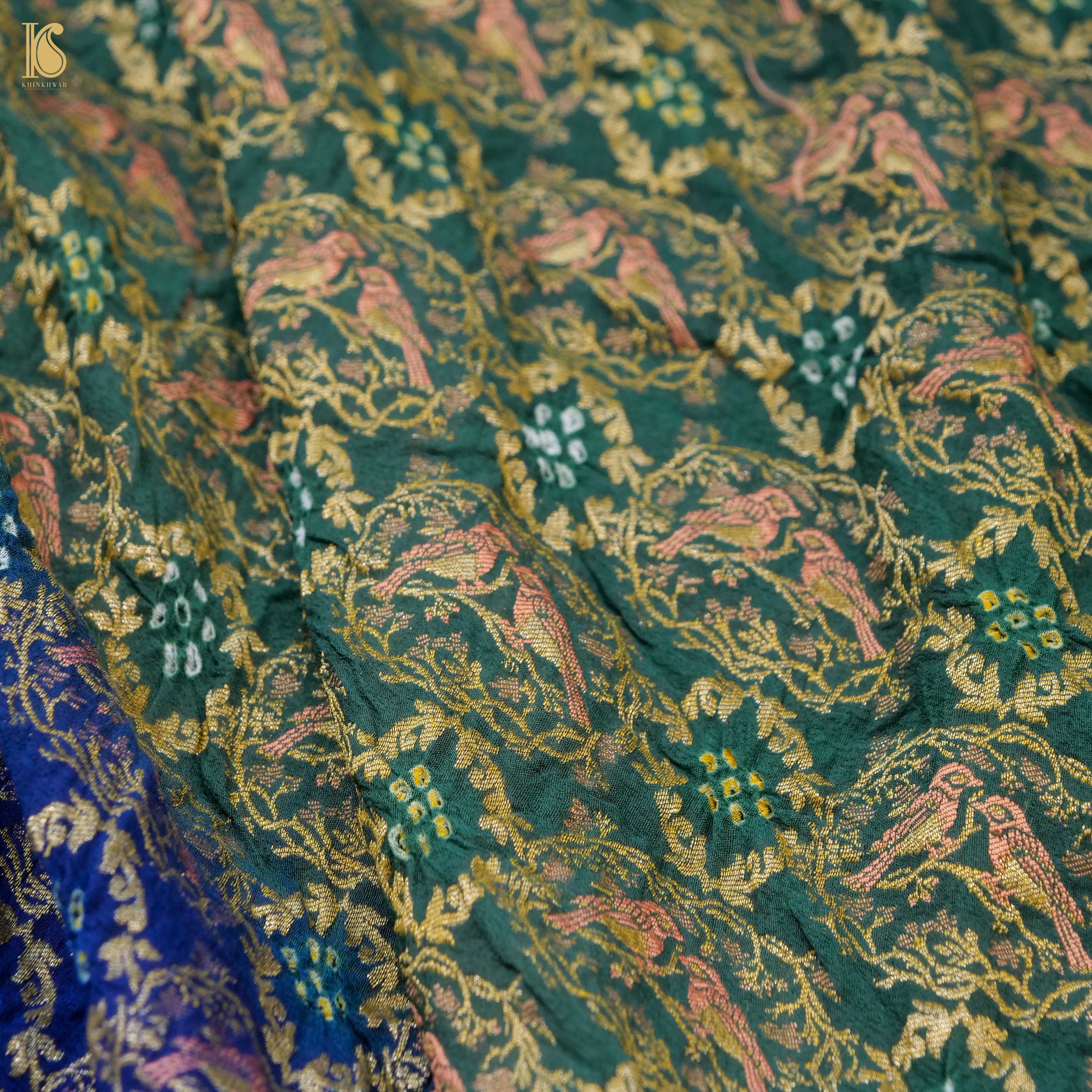 Banarasi Georgette Bandhani Saree