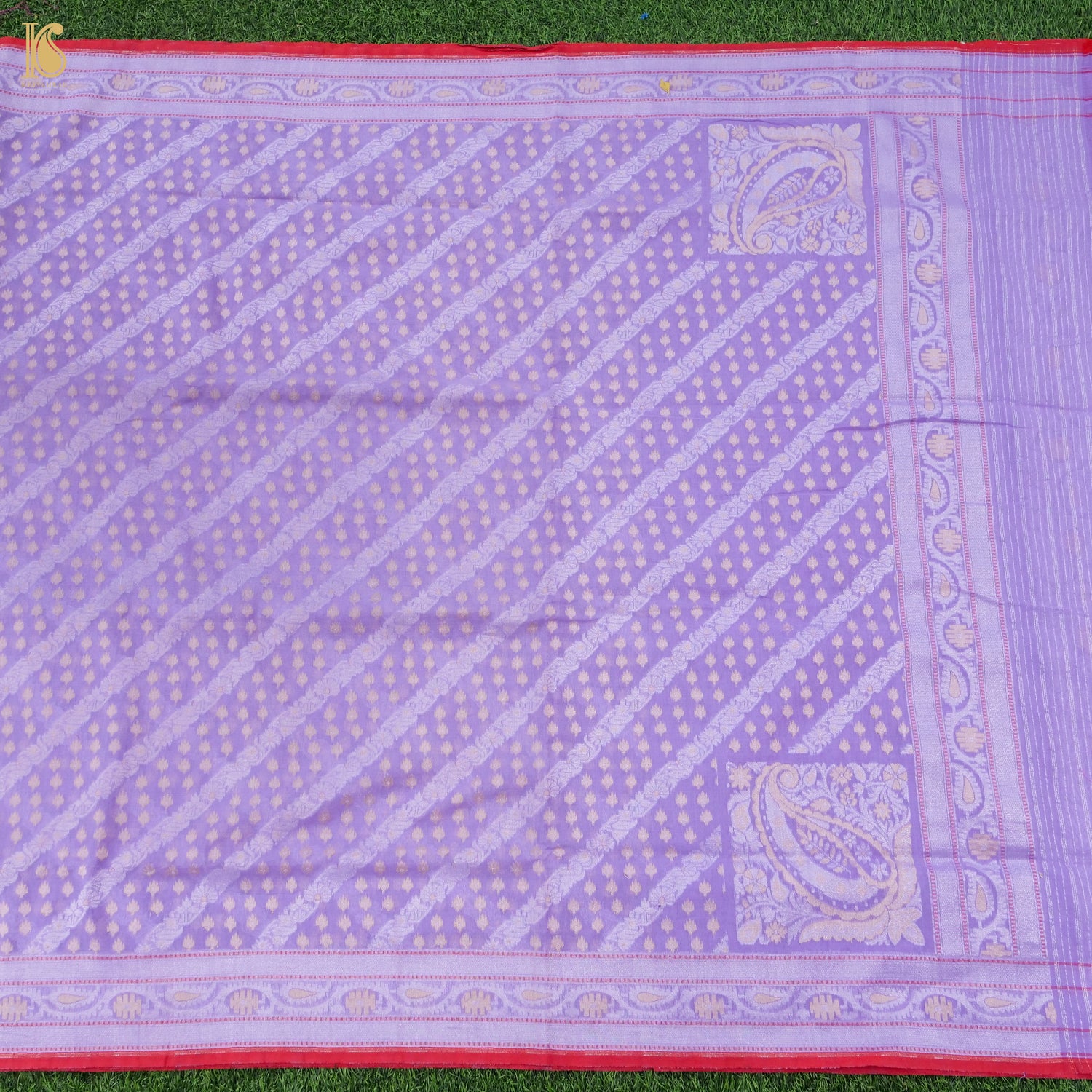 Banarasi Cotton Handloom Jamdani Ektara Saree