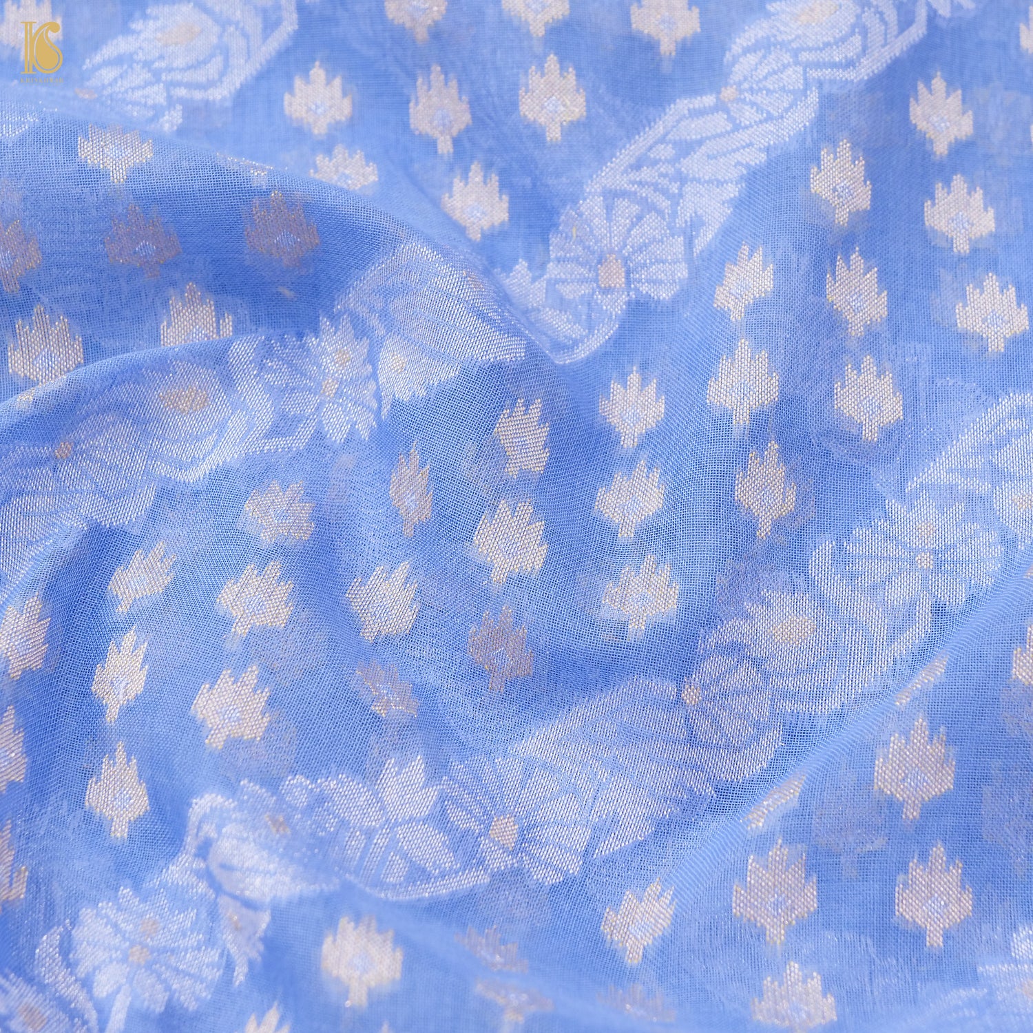 Banarasi Cotton Handloom Jamdani Ektara Saree