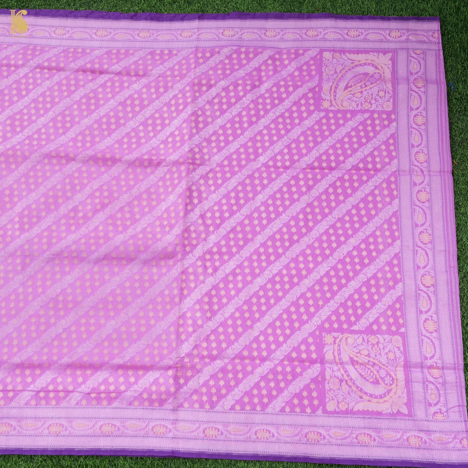 Banarasi Cotton Handloom Jamdani Ektara Saree