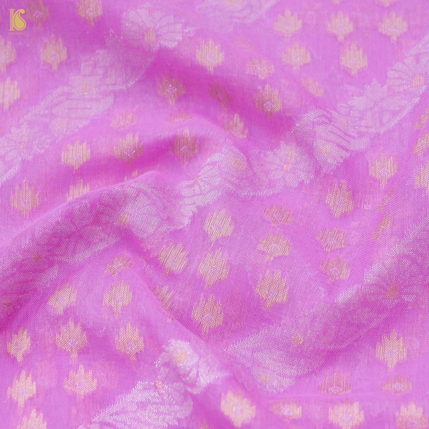 Banarasi Cotton Handloom Jamdani Ektara Saree