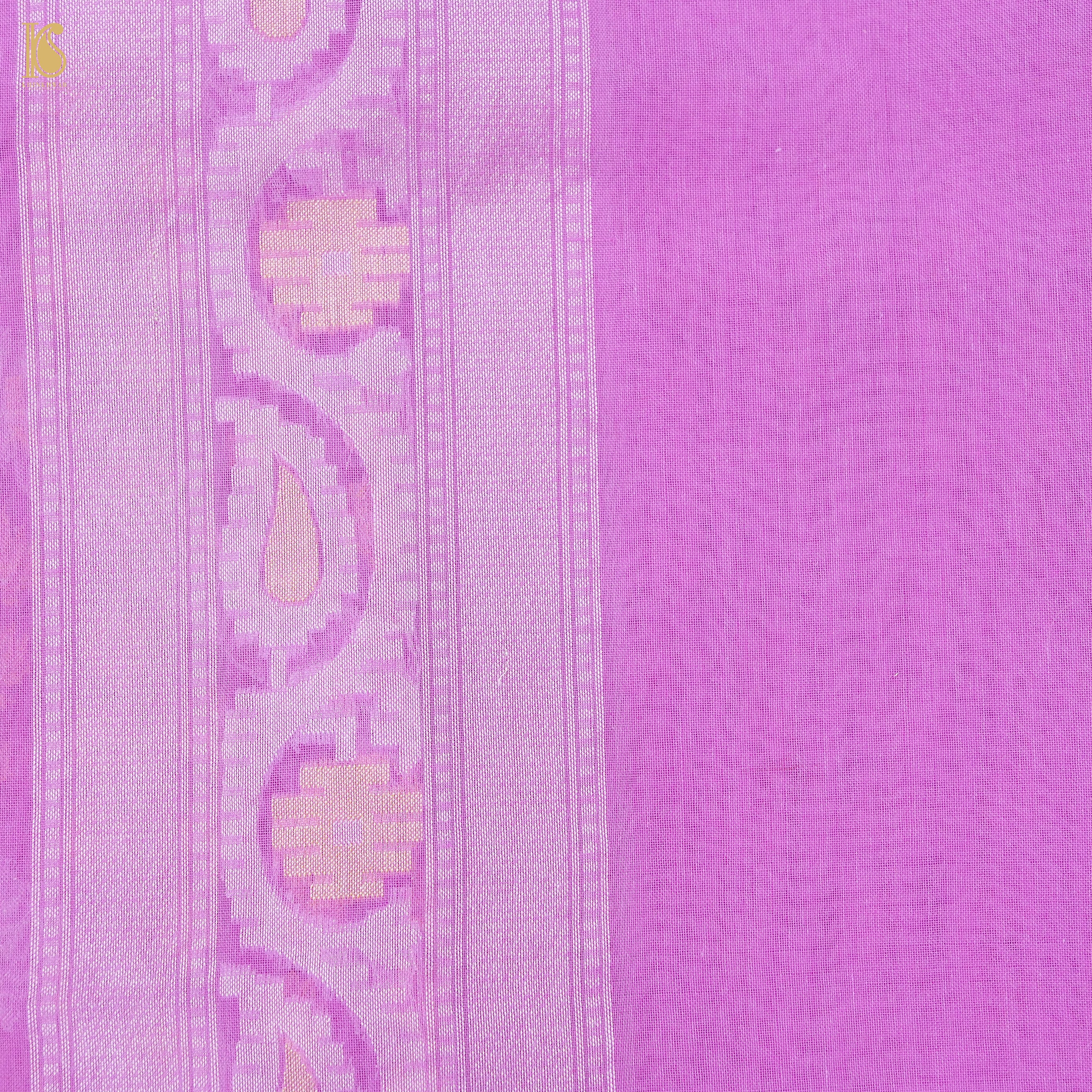 Banarasi Cotton Handloom Jamdani Ektara Saree