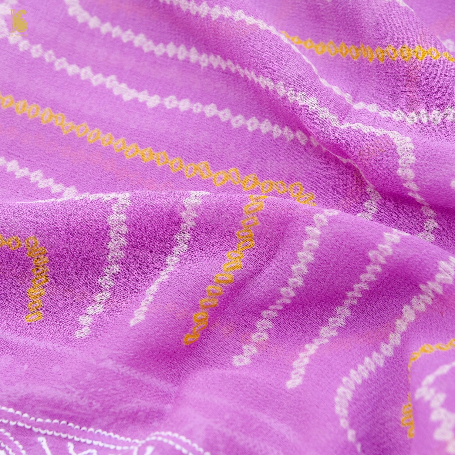 Chikankari Bandhani Georgette Saree