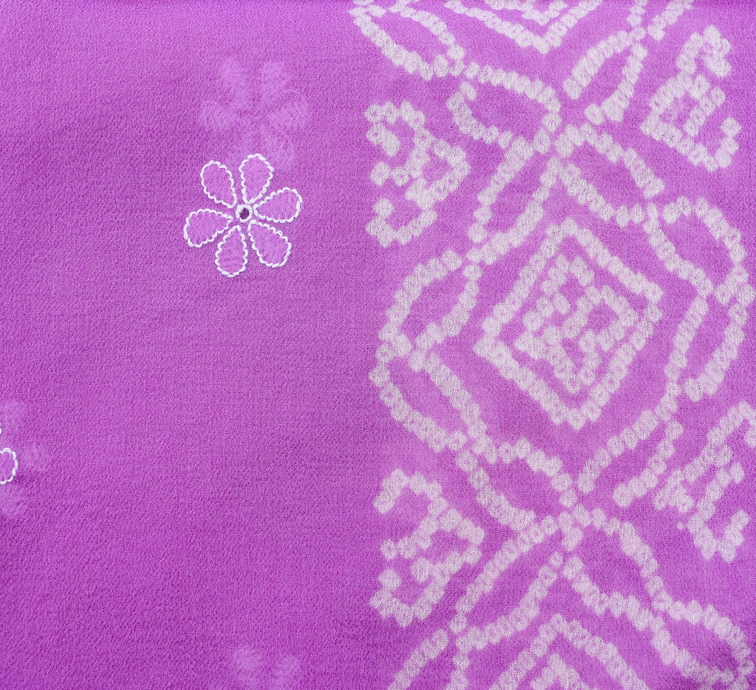 Chikankari Bandhani Georgette Saree