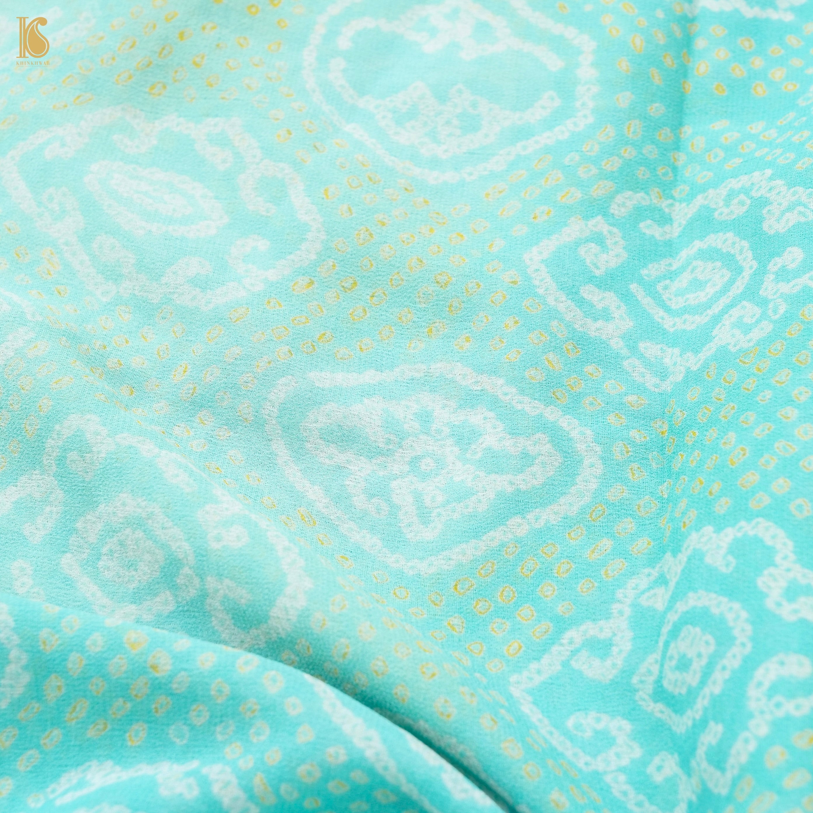 Chikankari Bandhani Georgette Saree