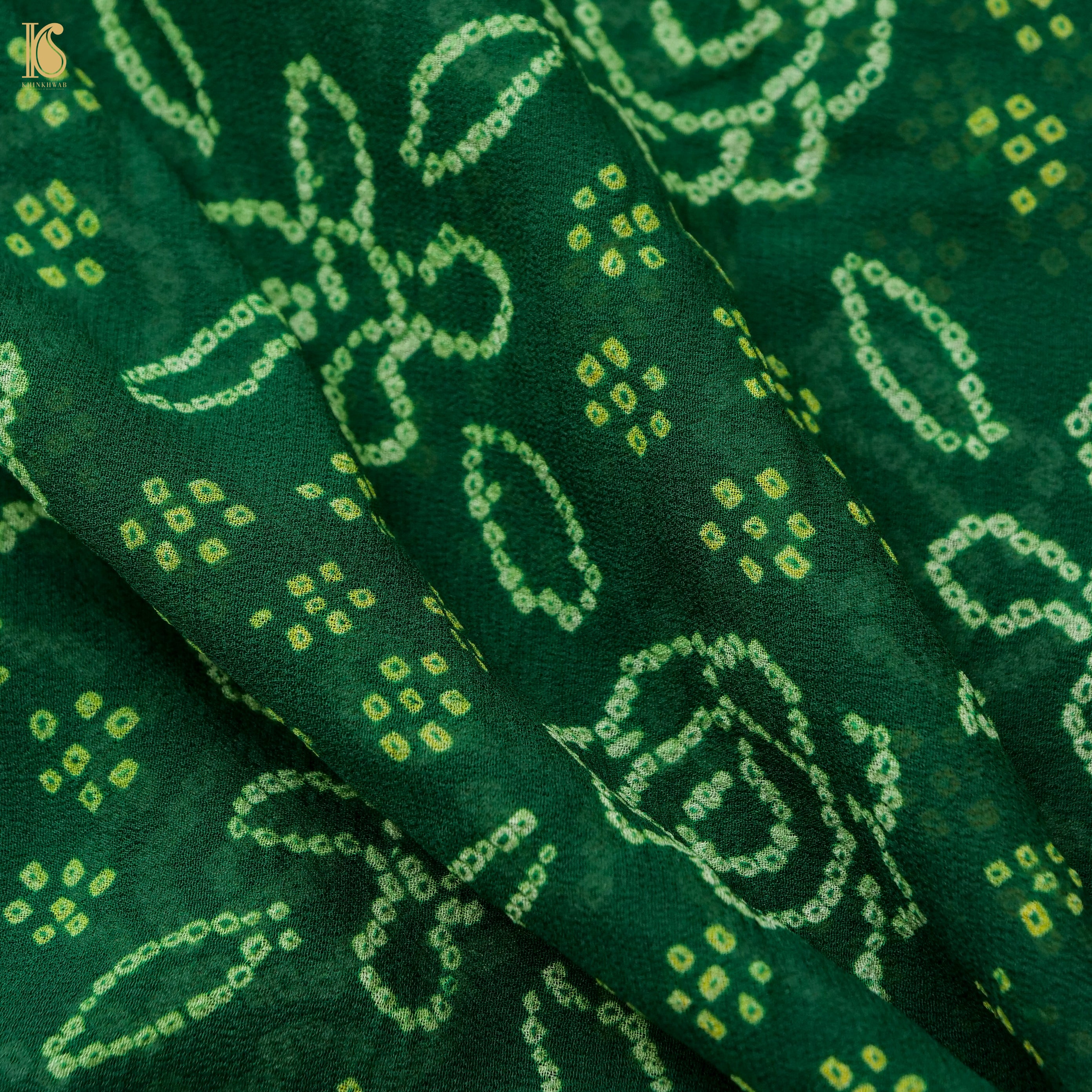 Chikankari Bandhani Georgette Saree