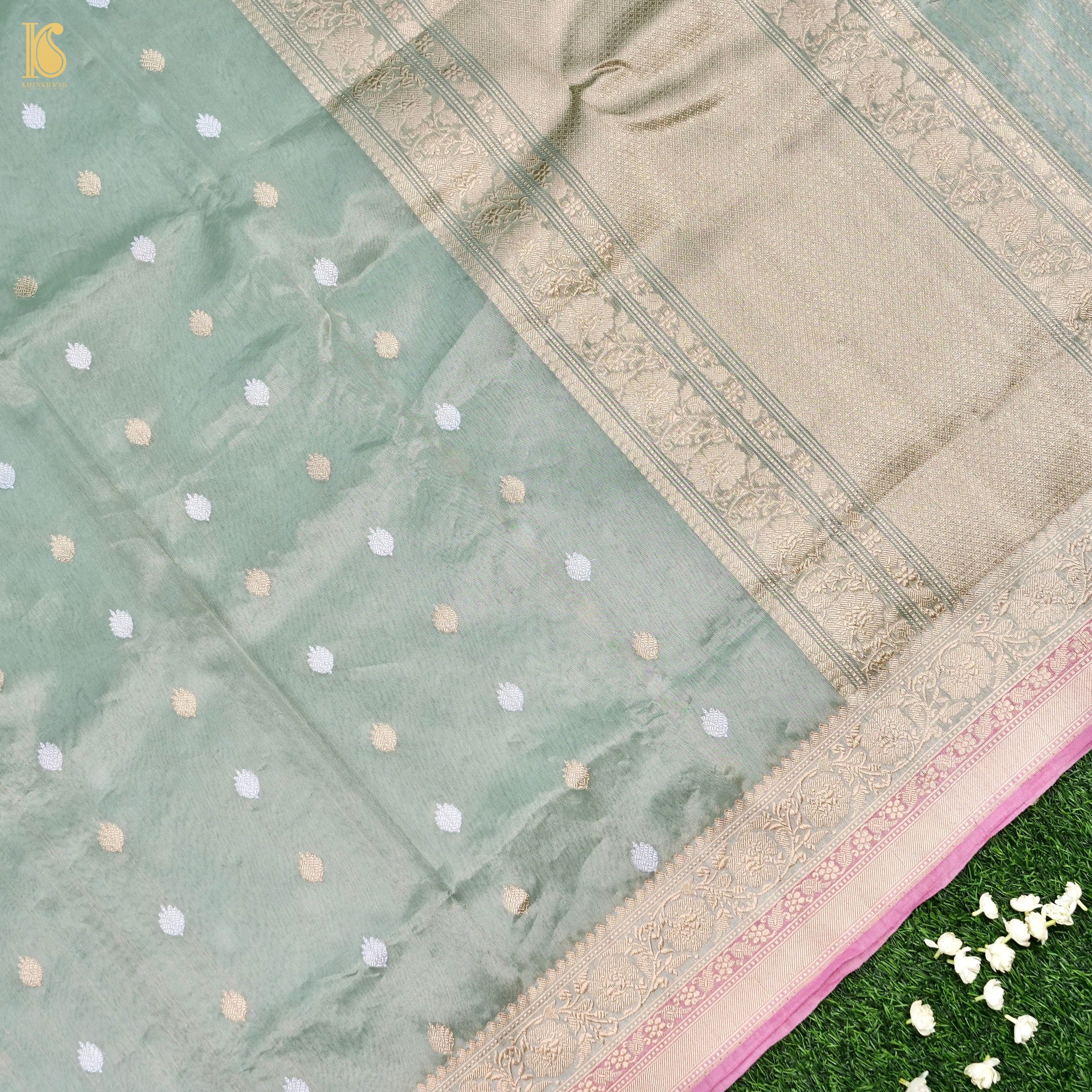 Rekha - Pure Tissue Silk Handwoven Banarasi Saree