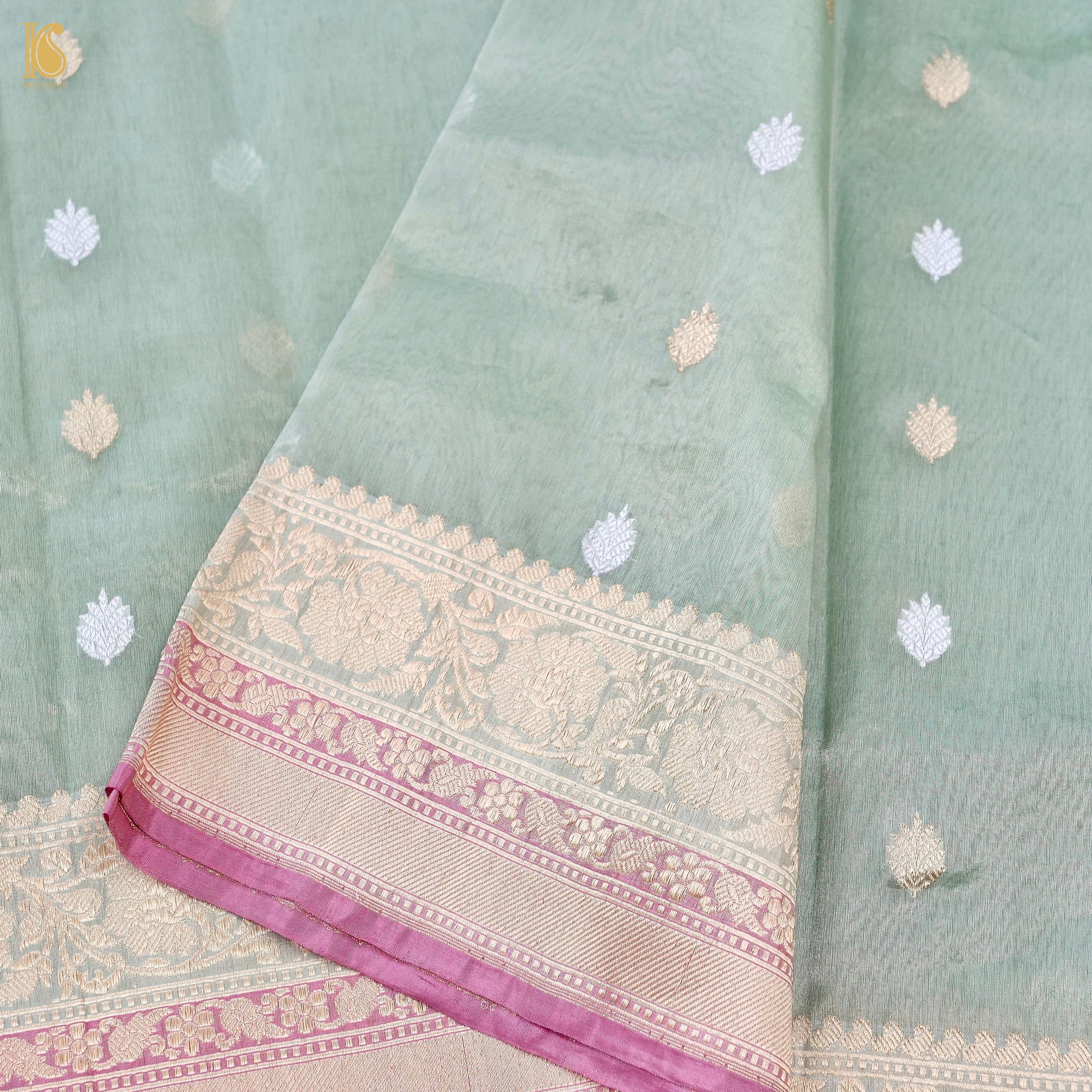 Rekha - Pure Tissue Silk Handwoven Banarasi Saree