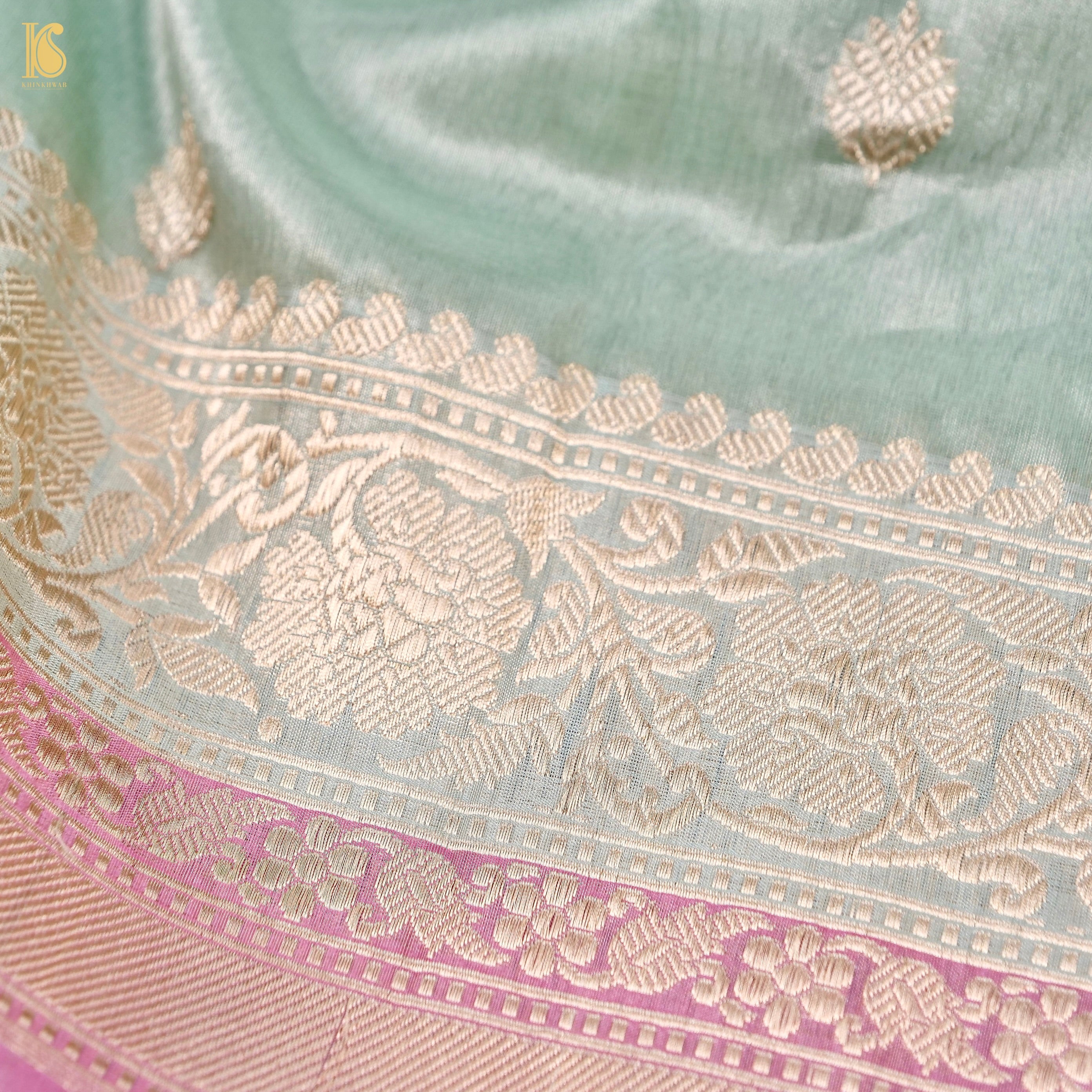 Rekha - Pure Tissue Silk Handwoven Banarasi Saree