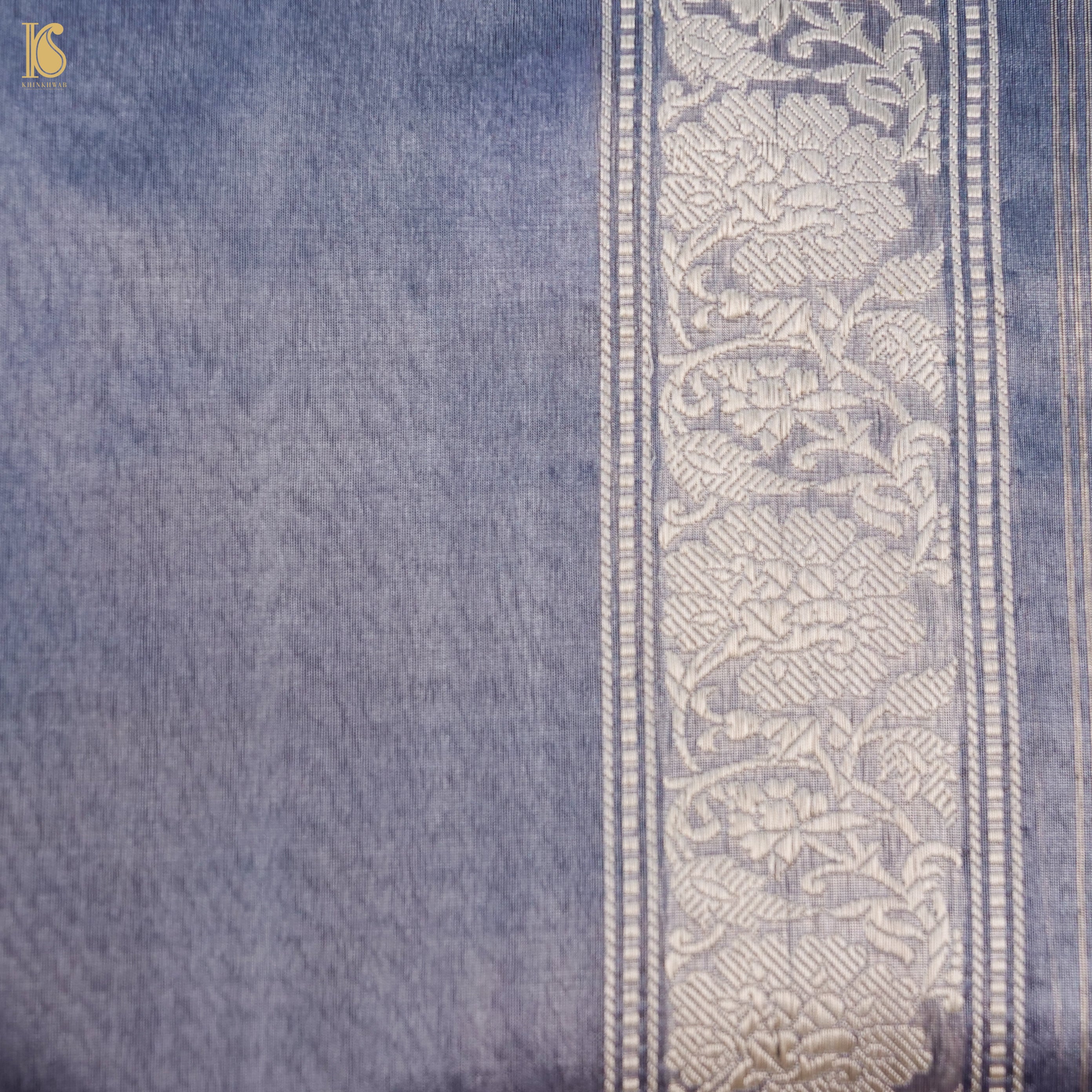 Handloom Banarasi Tissue Silk Rekha Saree