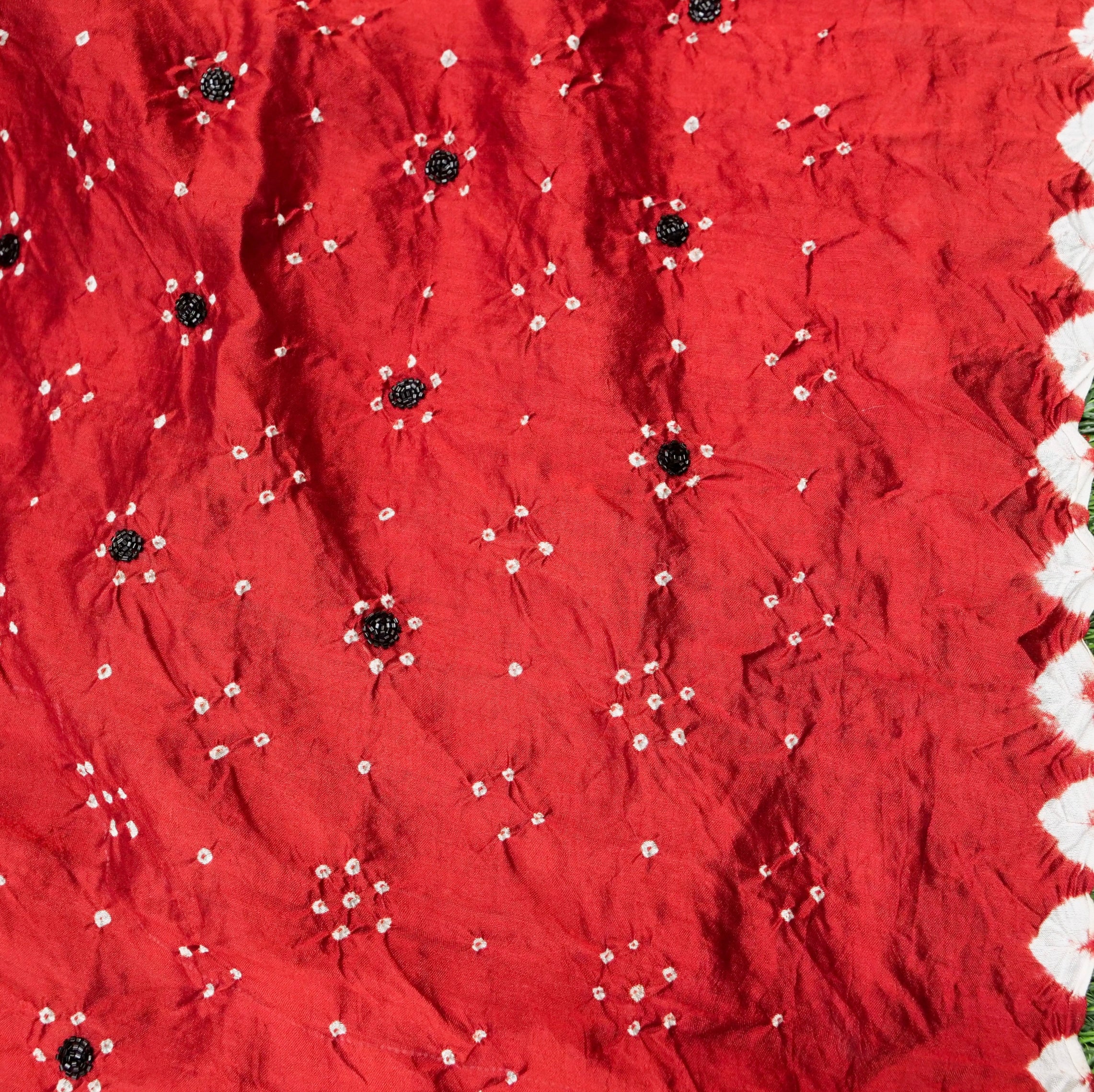 Moonga Tussar Silk Print Saree