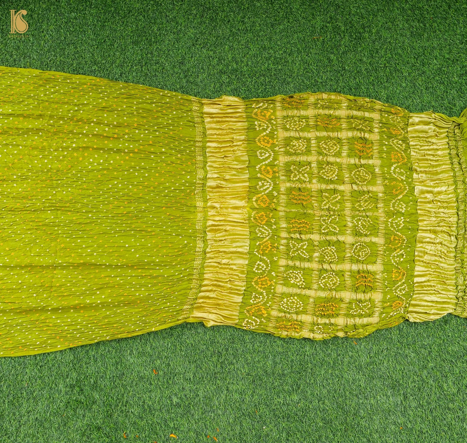 Pure Modal Silk Bandhani Saree