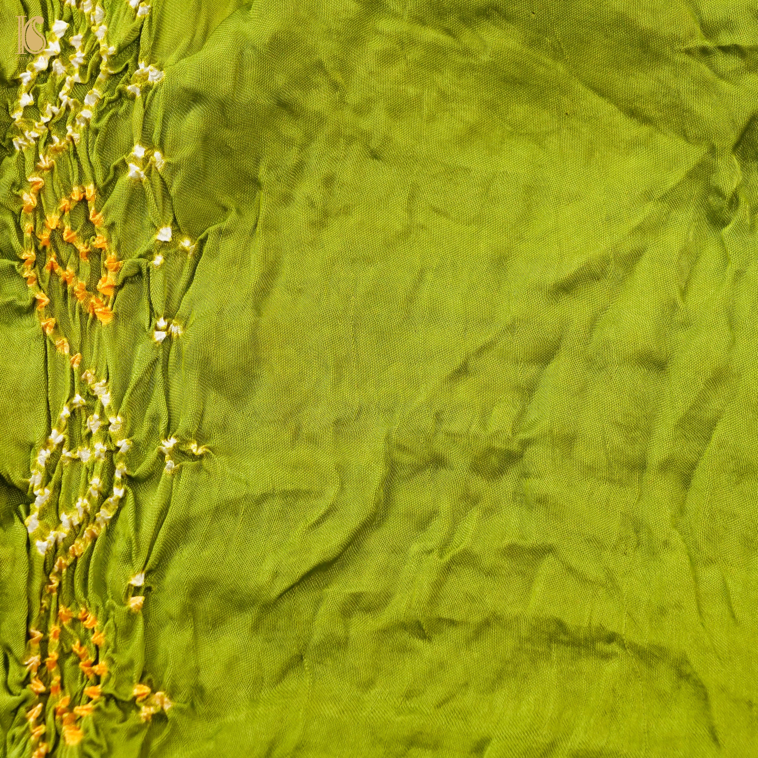 Pure Modal Silk Bandhani Saree