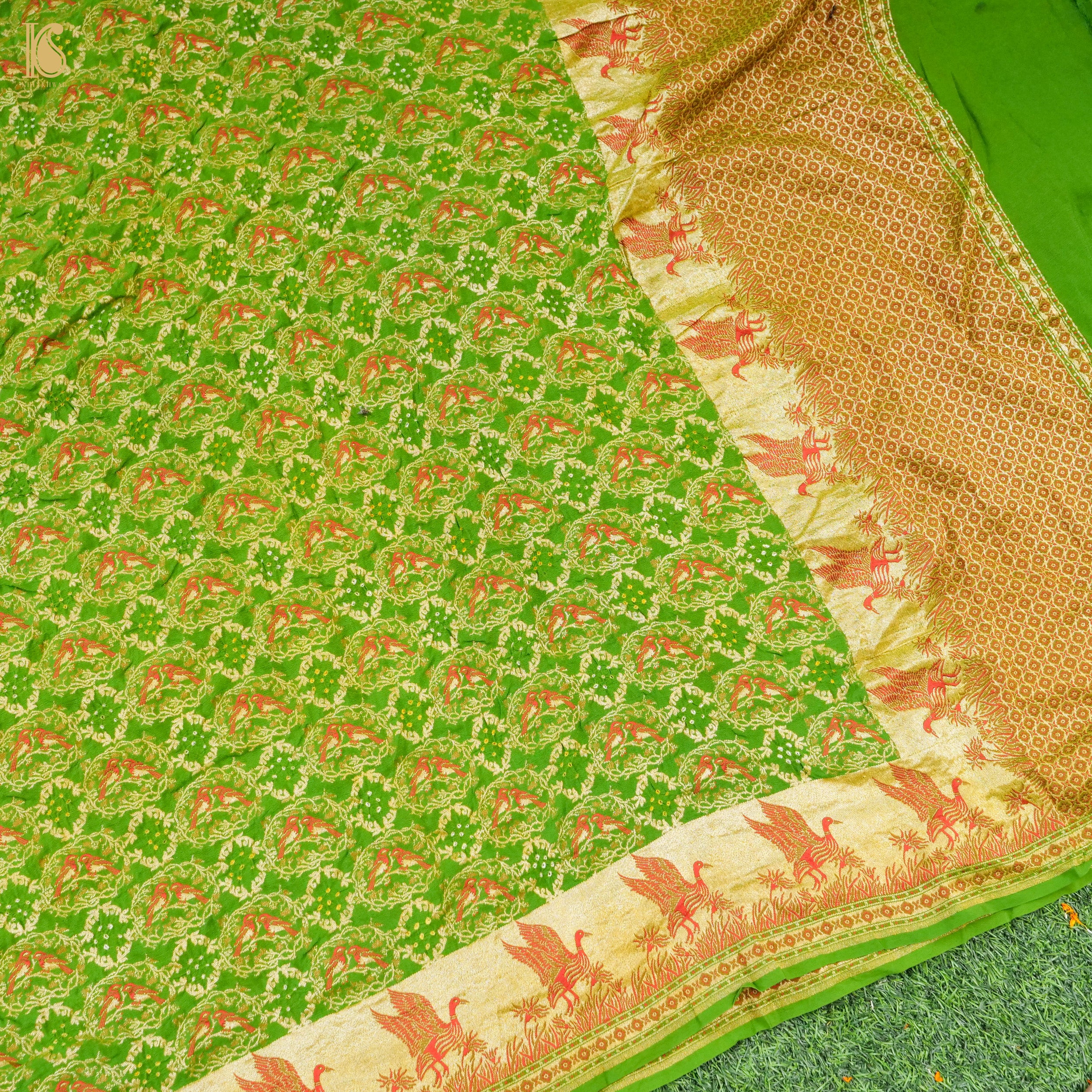 Banarasi Georgette Bandhani Saree