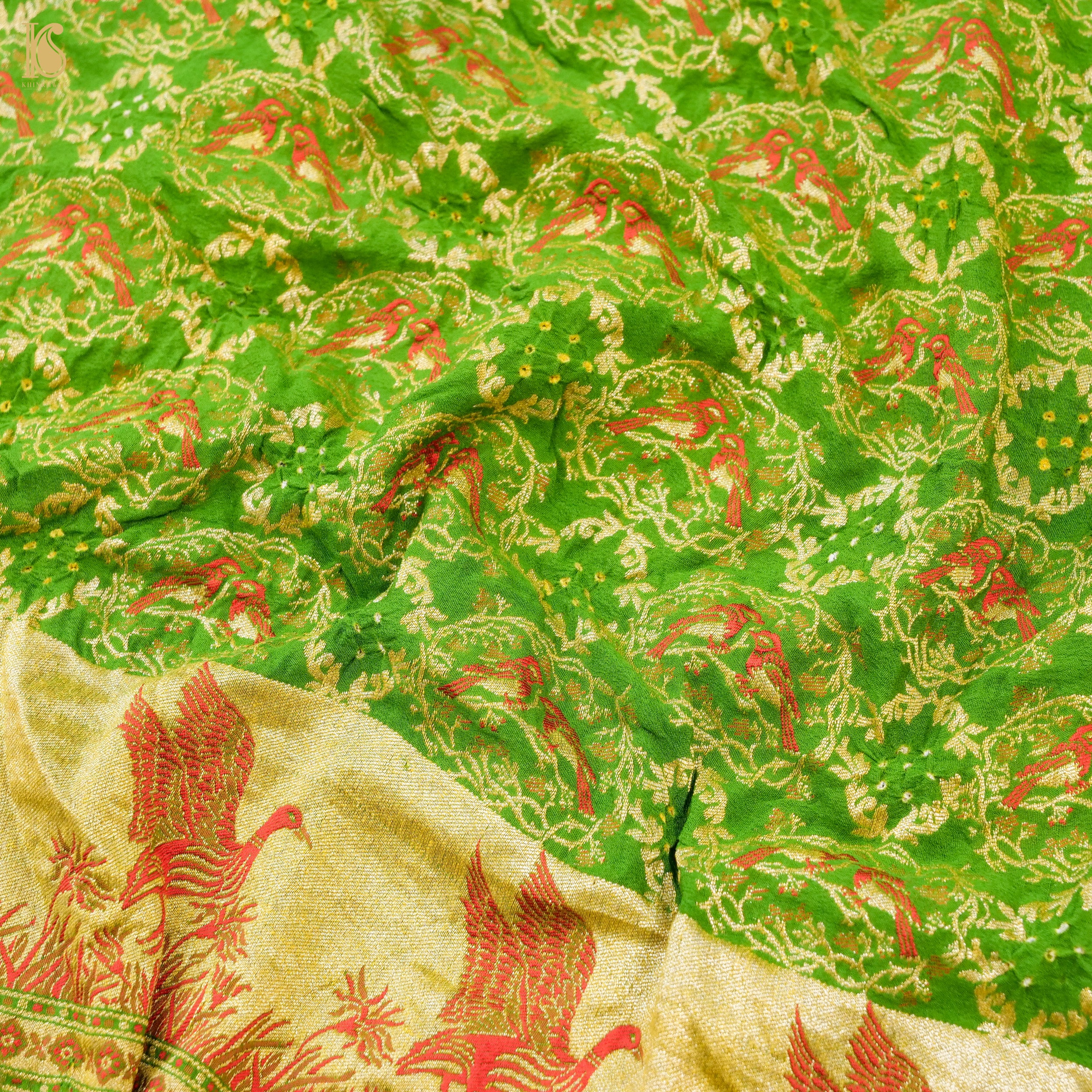 Banarasi Georgette Bandhani Saree