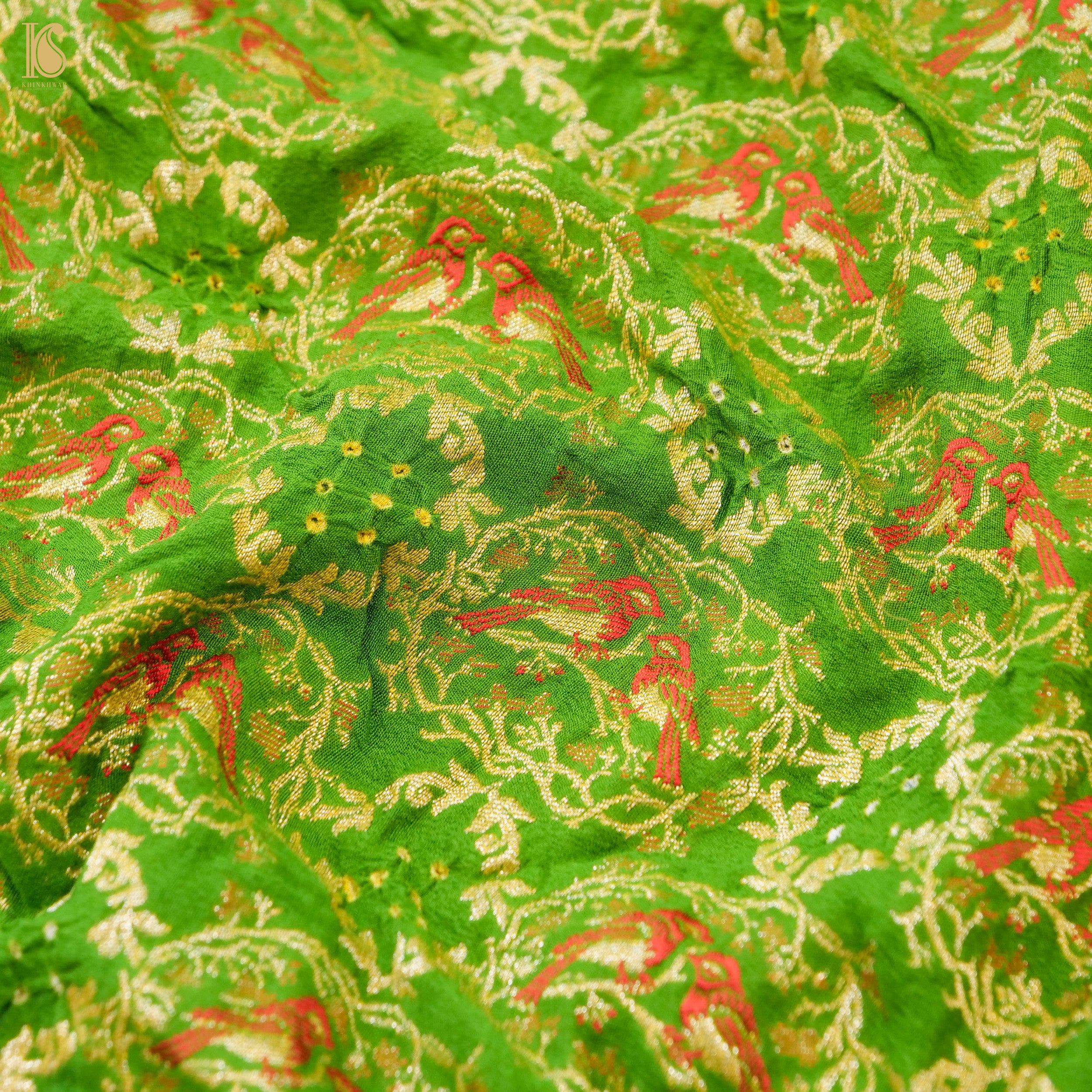 Banarasi Georgette Bandhani Saree