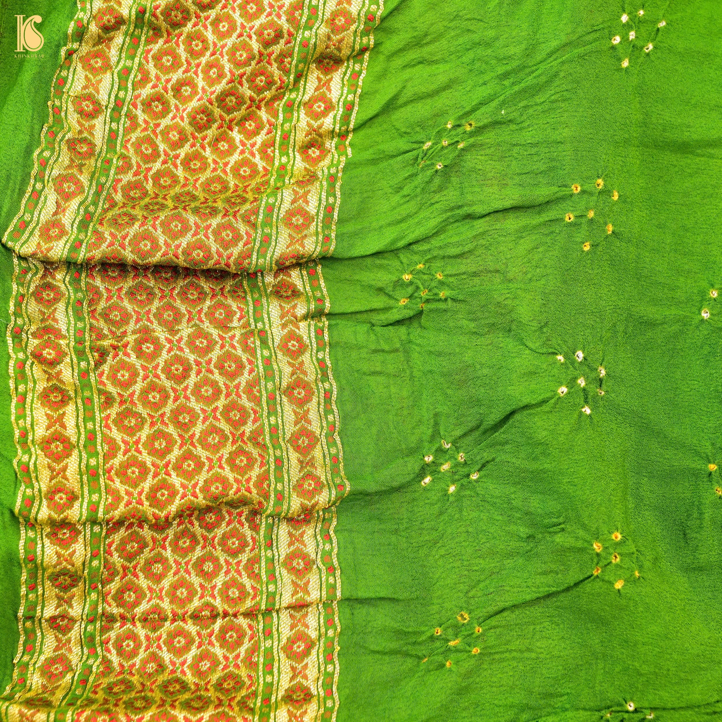 Banarasi Georgette Bandhani Saree