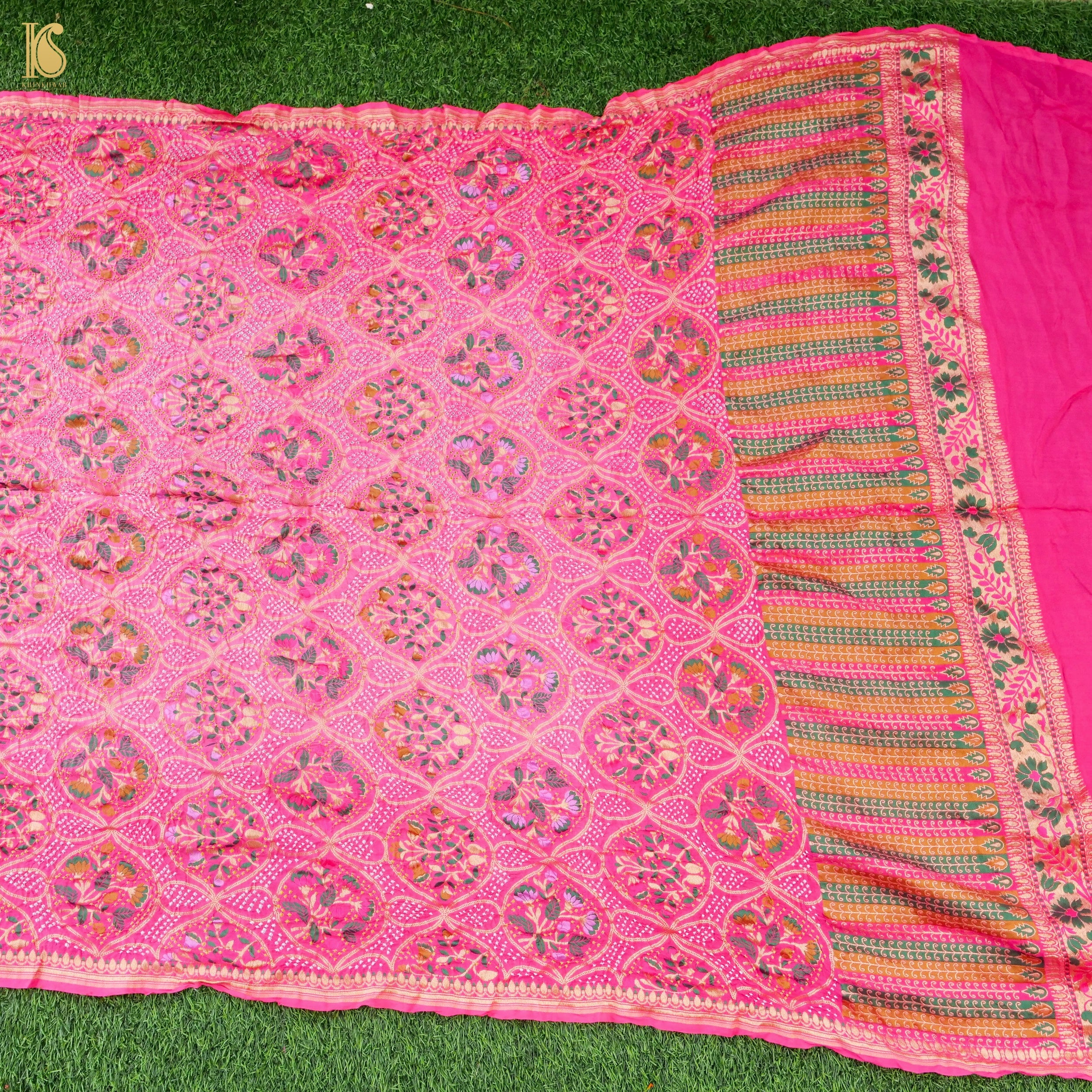 Banarasi Georgette Bandhani Saree