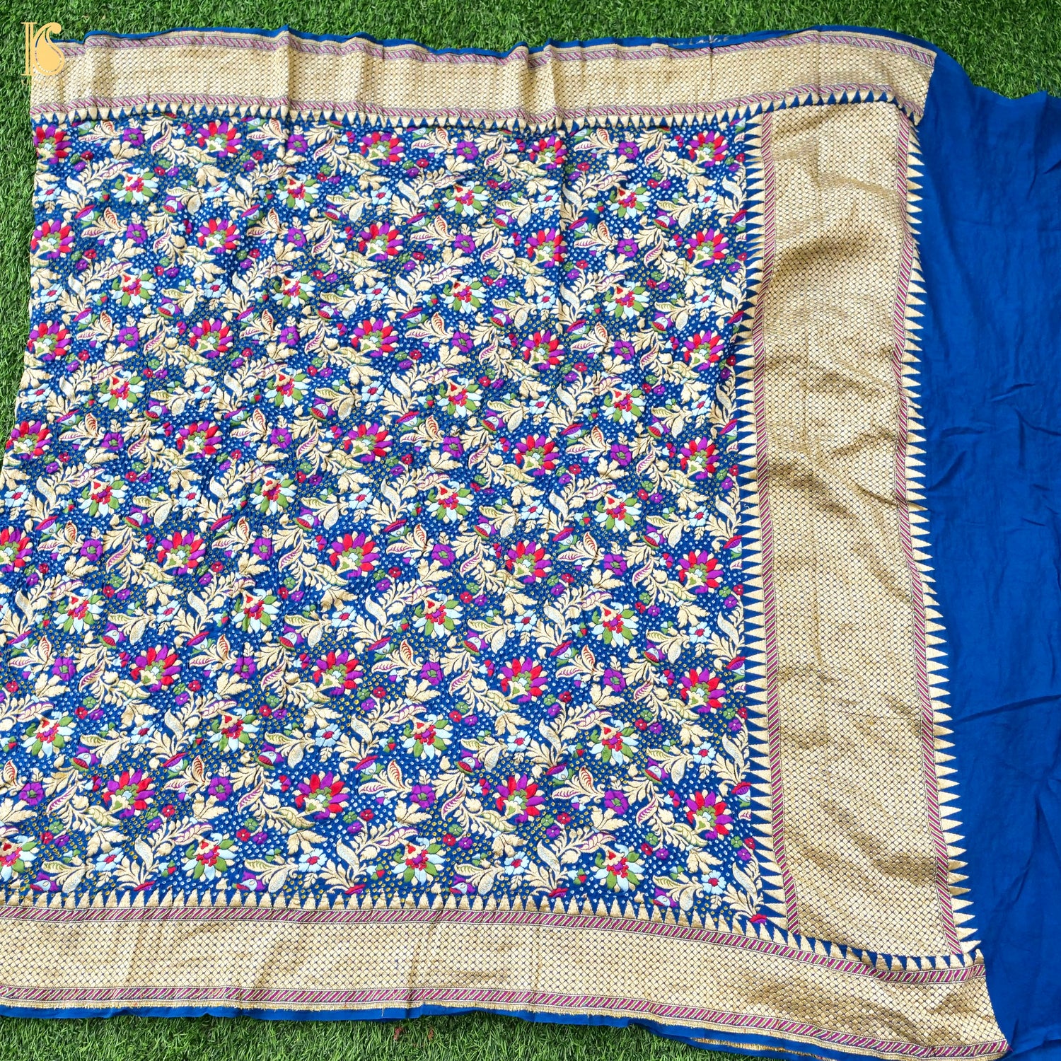 Pure Georgette Banarasi Meenakari Bandhani Dupatta