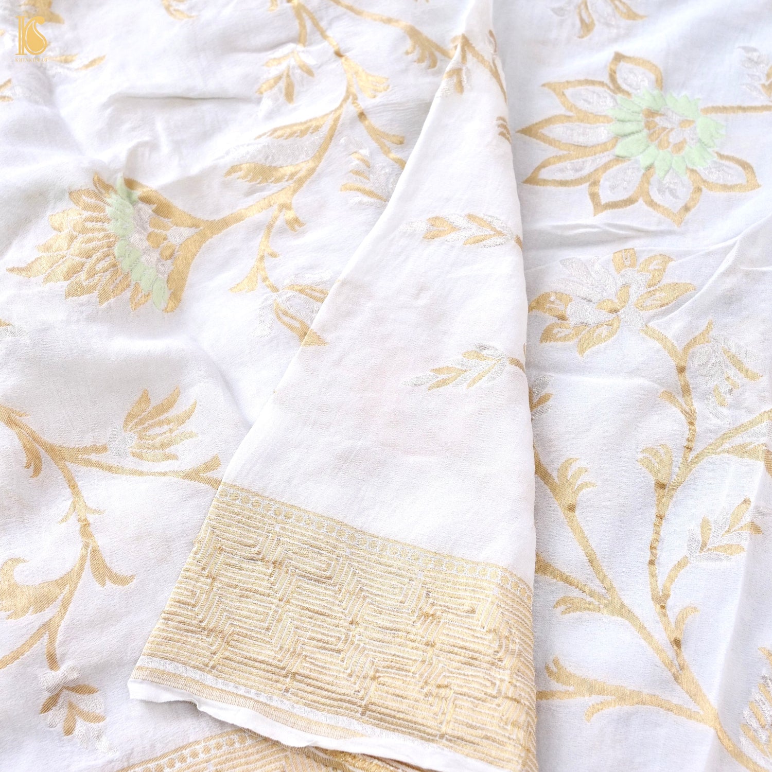 Georgette Silk Meenakari Banarasi Dupatta