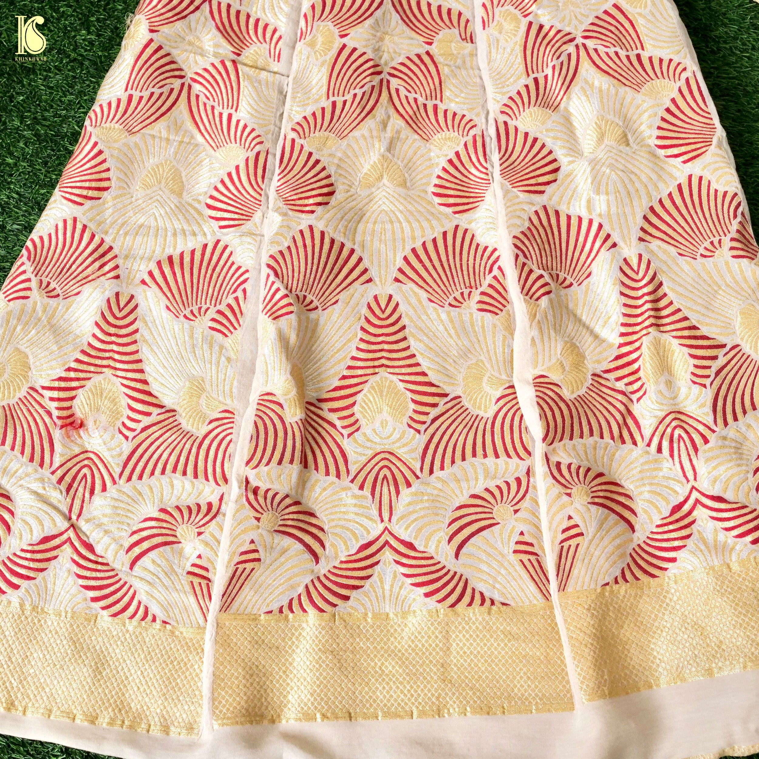 Banarasi Georgette Kalidar Lehenga