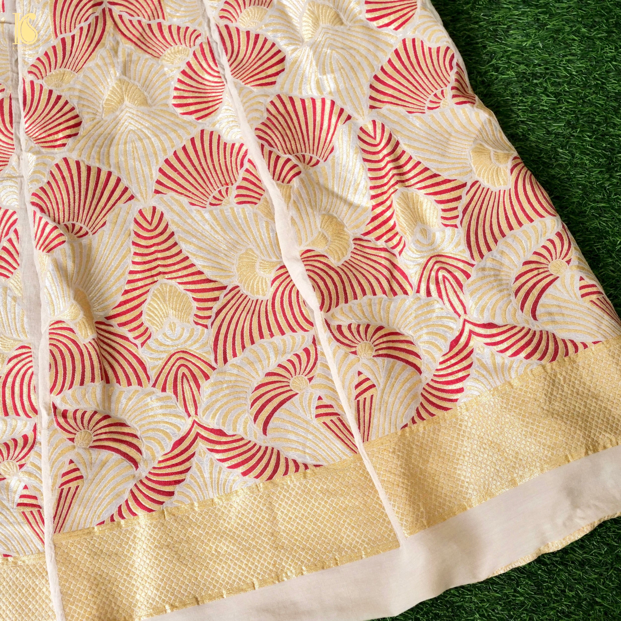 Banarasi Georgette Kalidar Lehenga