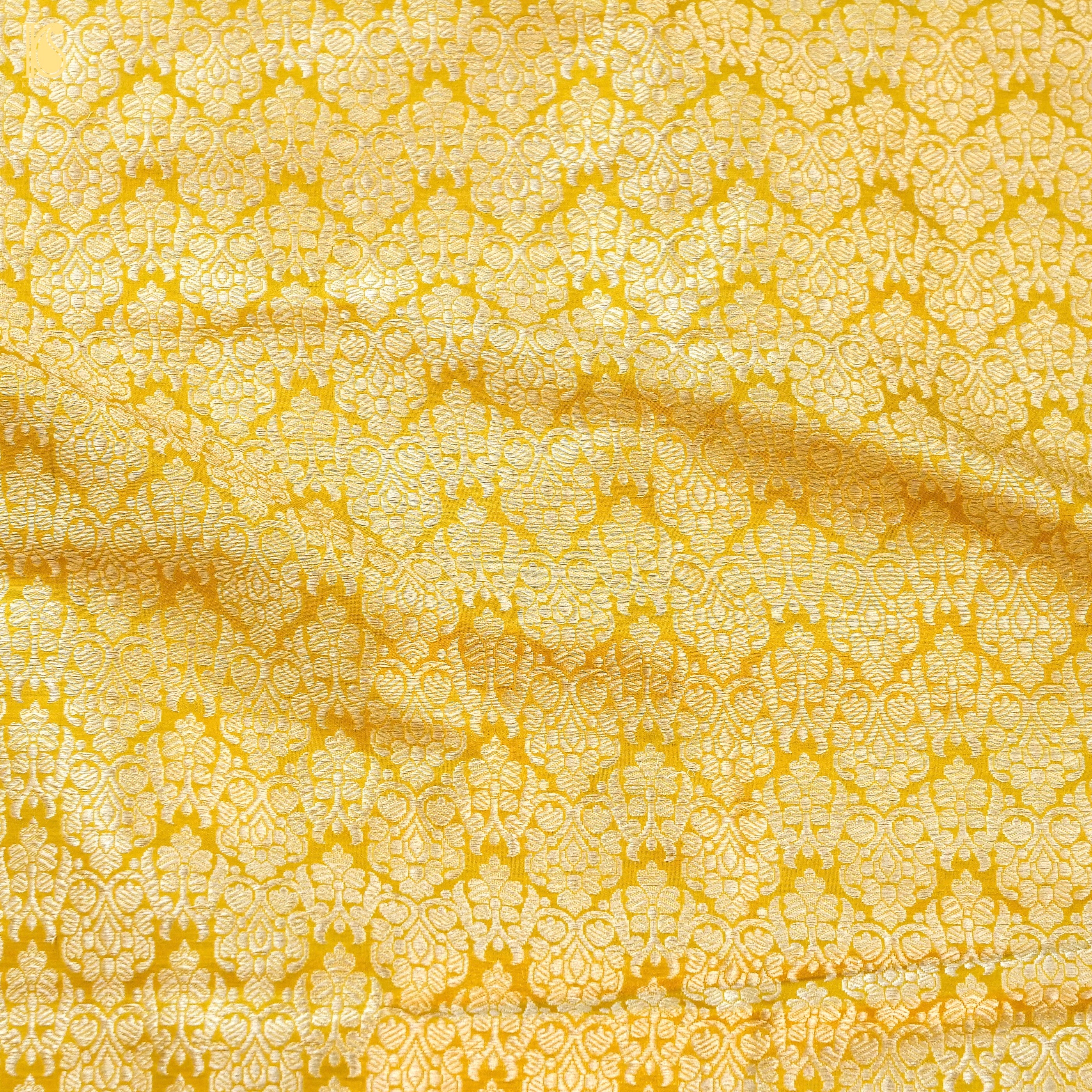 Handloom Banarasi Katan Silk Kalidar Rangtaal Lehenga