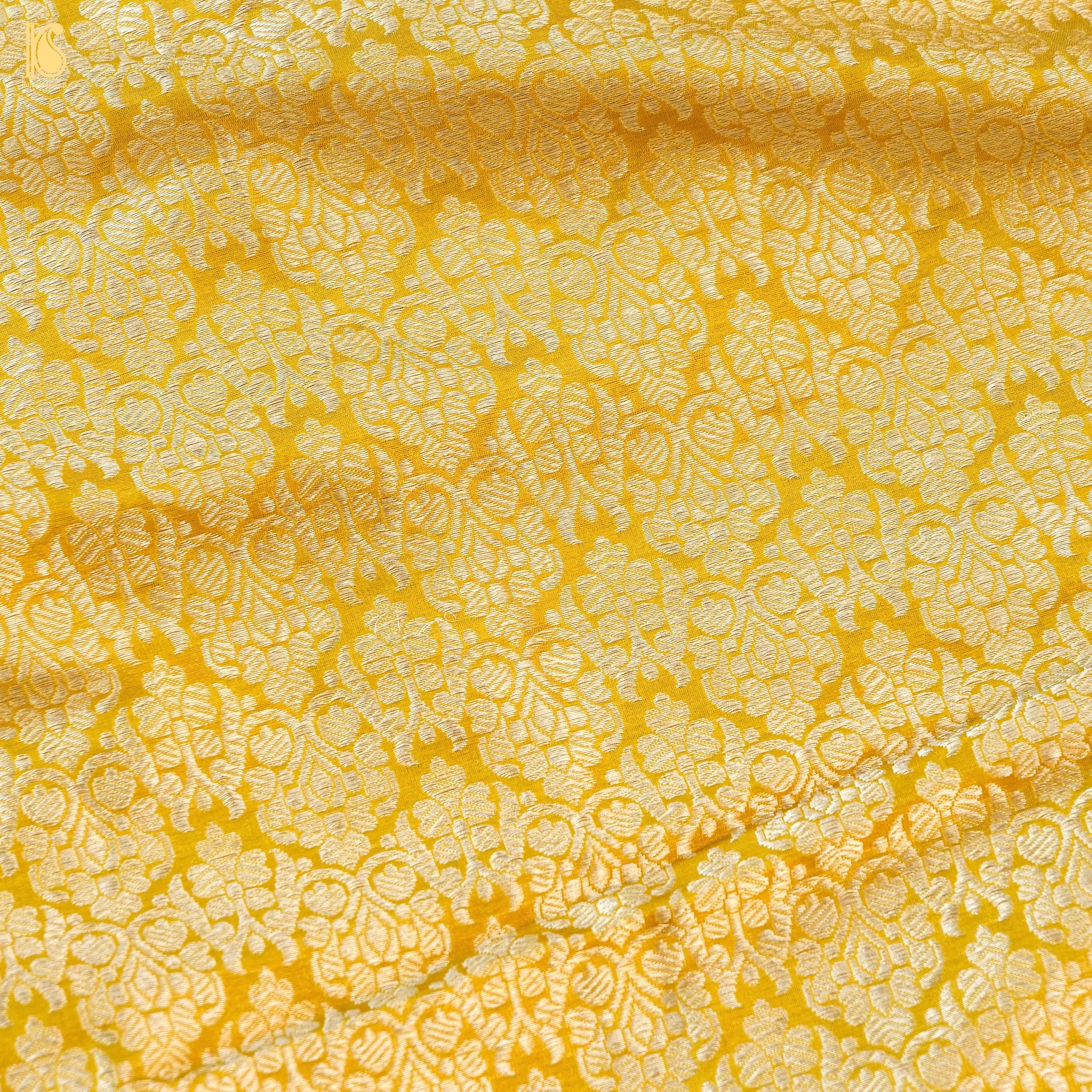Handloom Banarasi Katan Silk Kalidar Rangtaal Lehenga