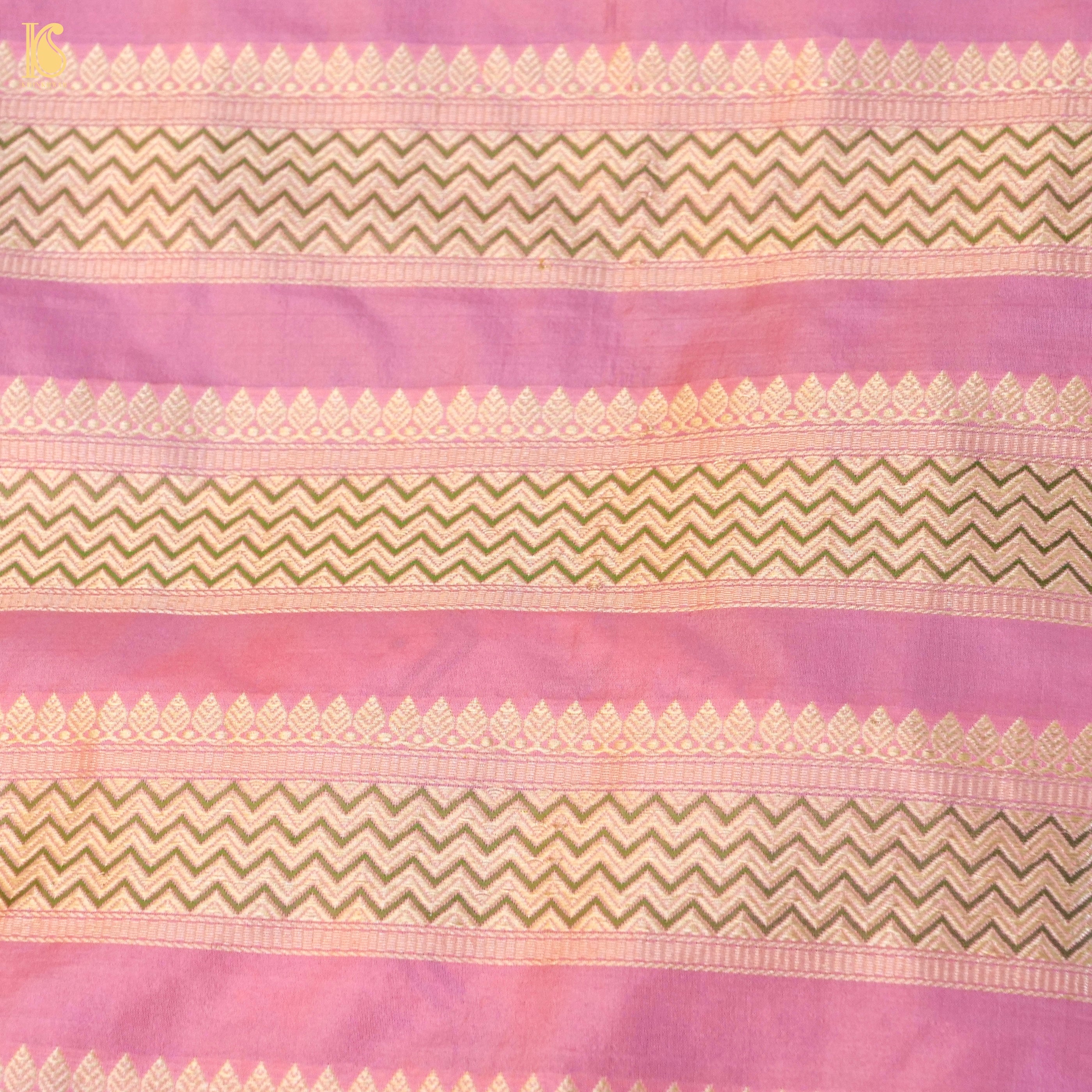 Handloom Banarasi Katan Silk Kalidar Rangtaal Lehenga