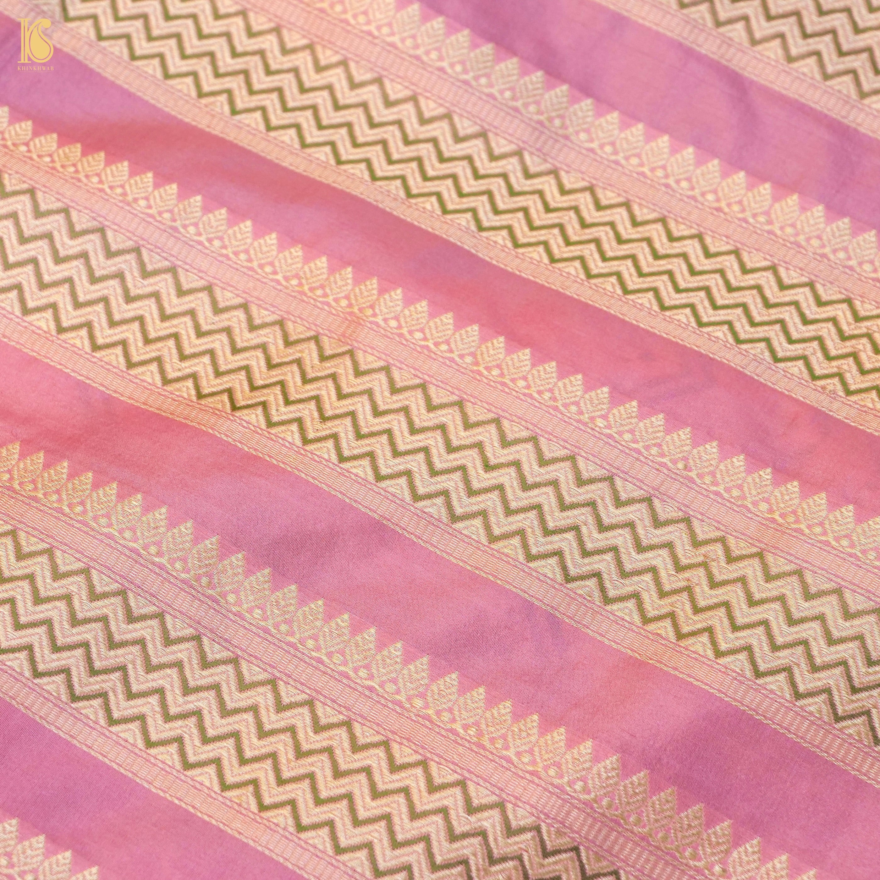 Handloom Banarasi Katan Silk Kalidar Rangtaal Lehenga