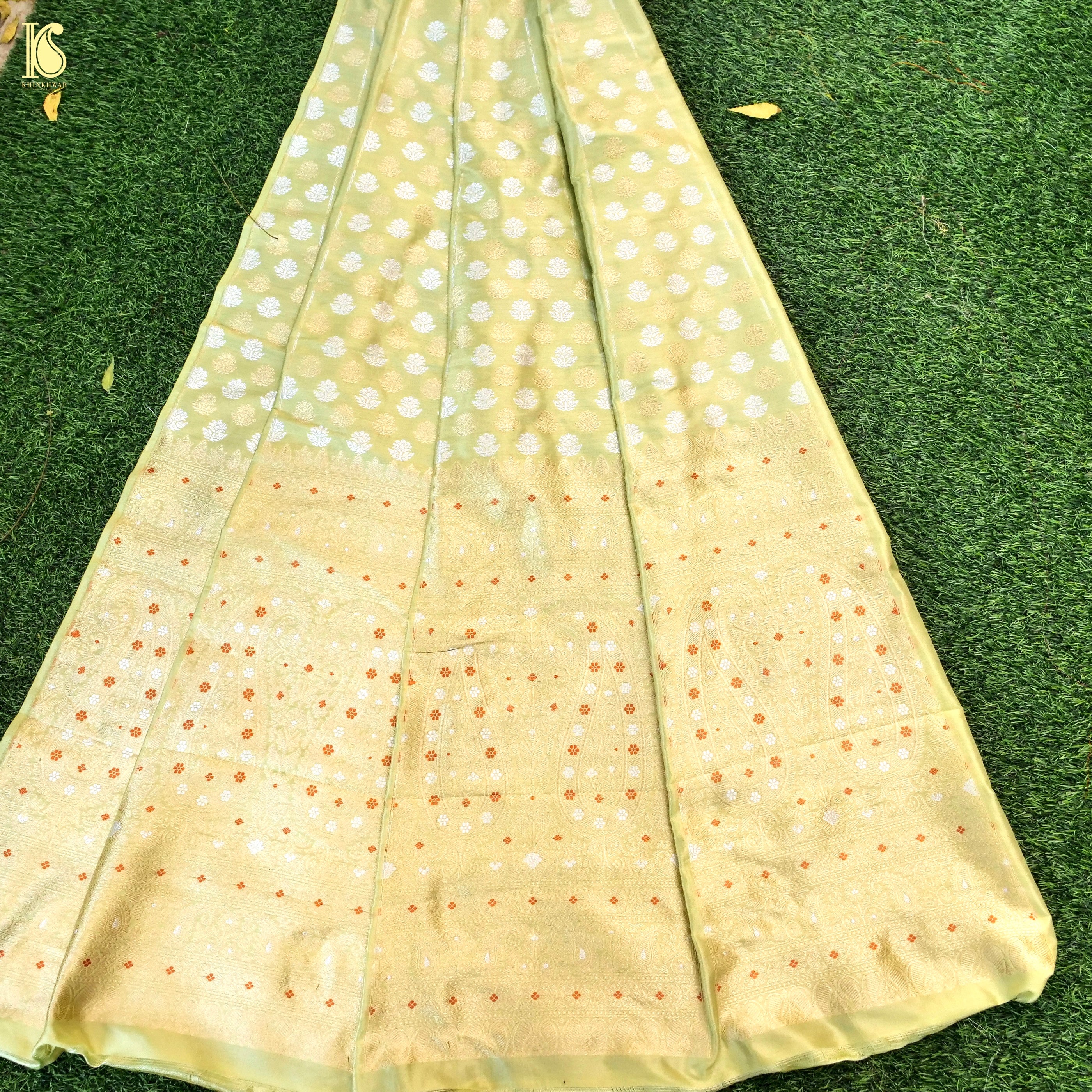 Handloom Banarasi Katan Silk Kalidar Kairavi Lehenga