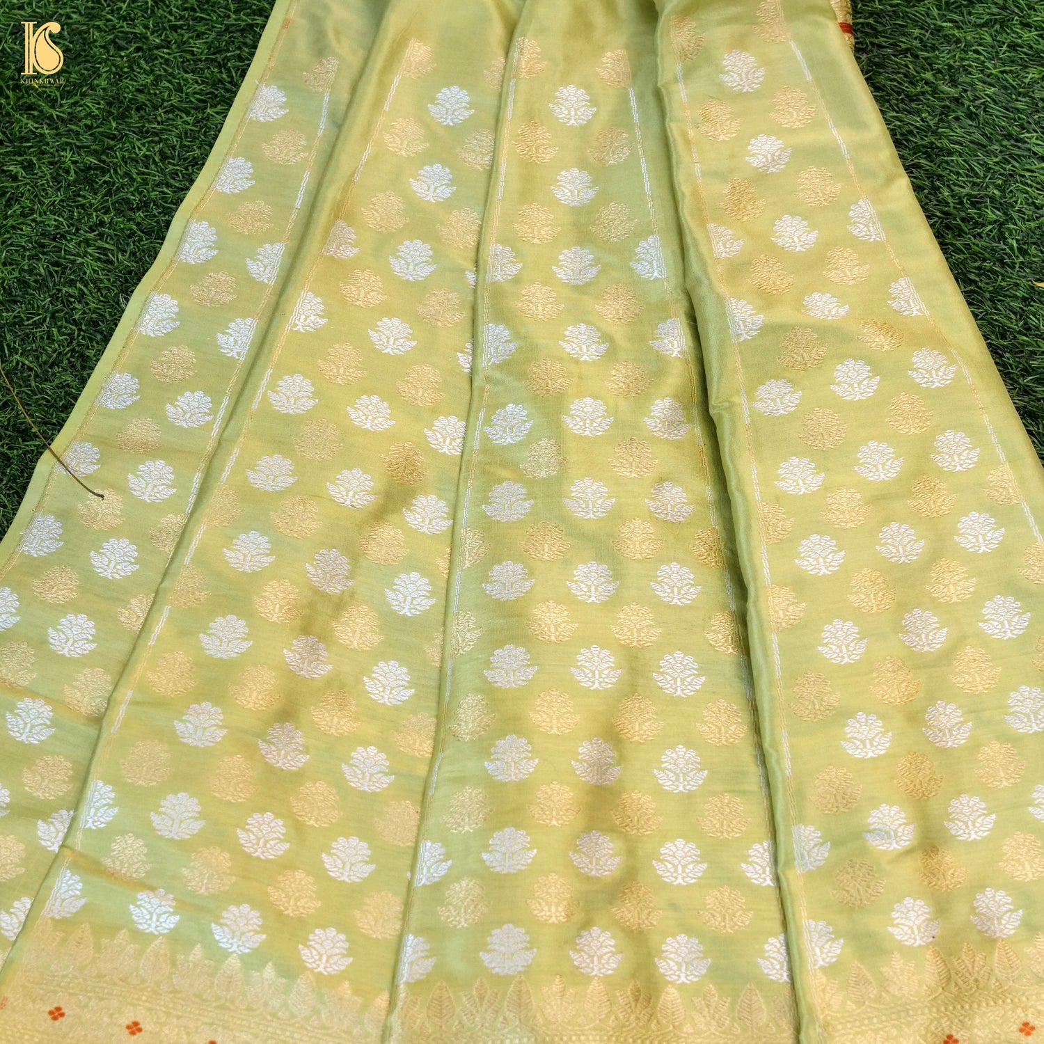 Handloom Banarasi Katan Silk Kalidar Kairavi Lehenga