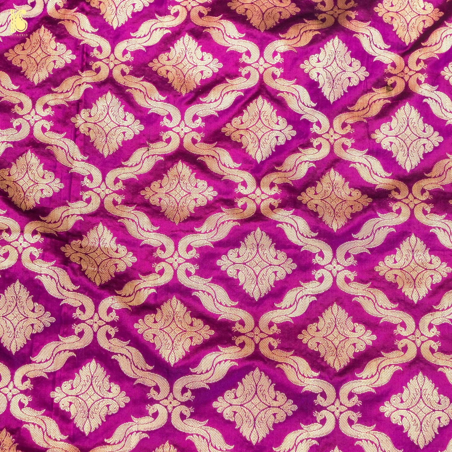 Handloom Banarasi Katan Silk Kalidar Kilikila Lehenga