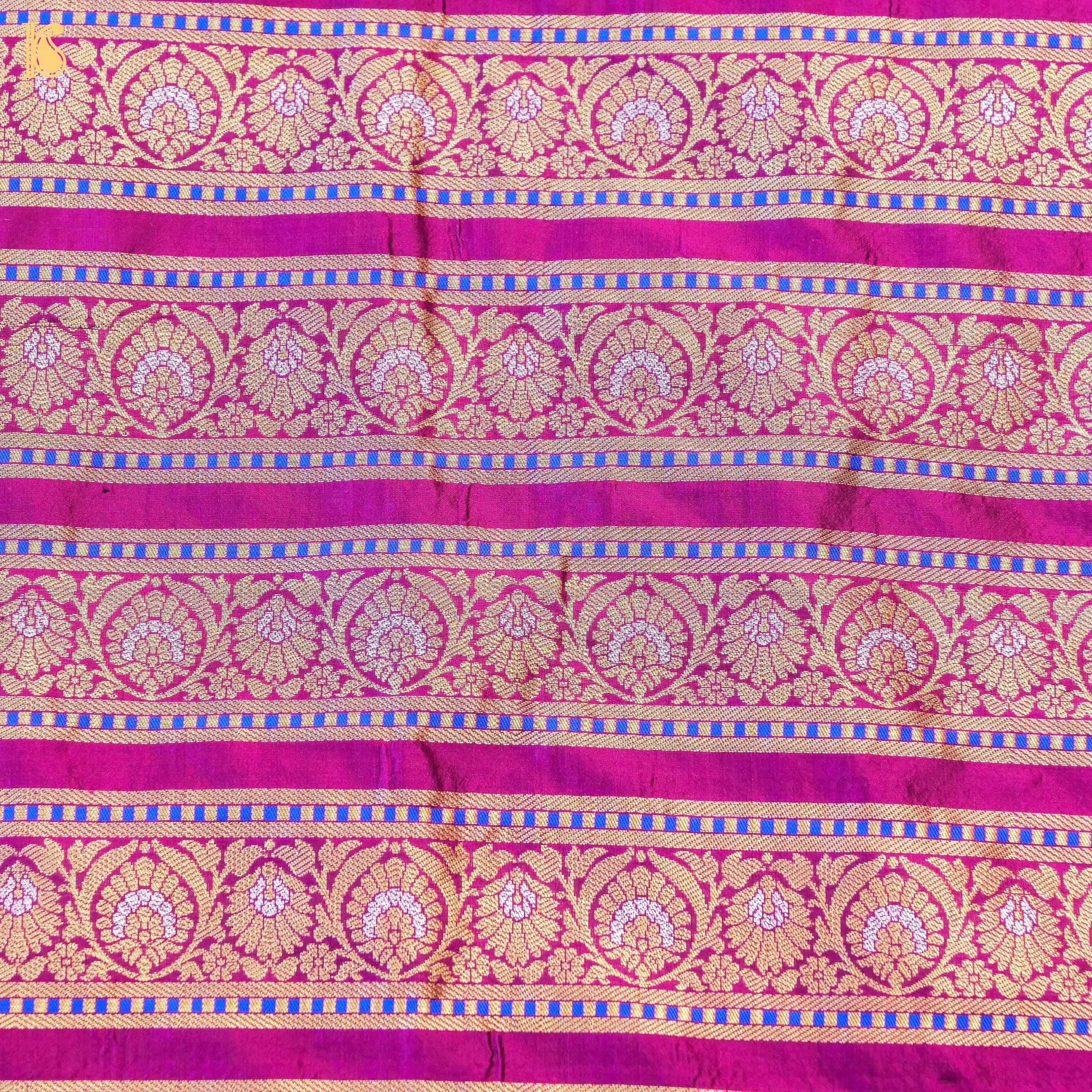 Handloom Banarasi Katan Silk Kalidar Kilikila Lehenga