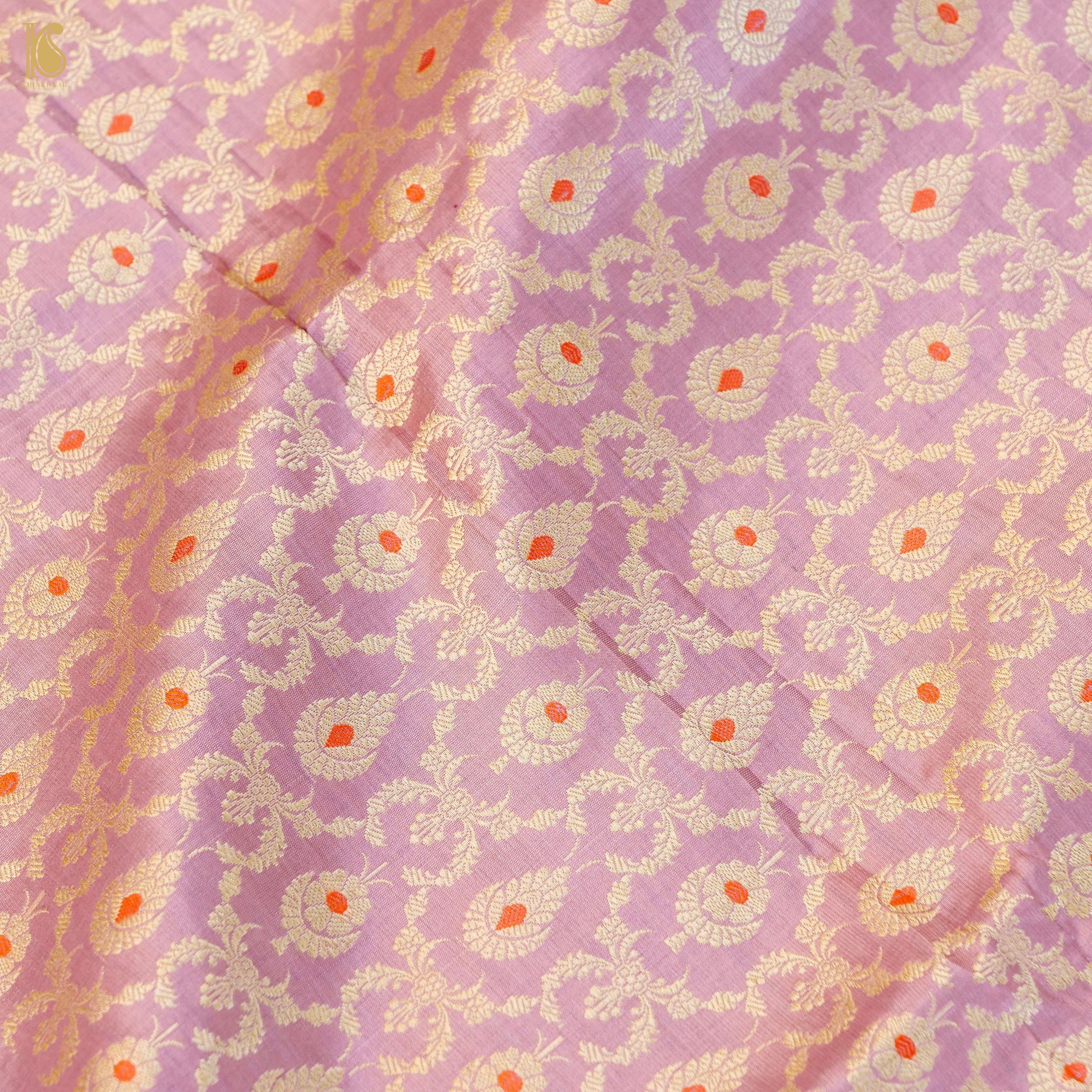 Handloom Banarasi Katan Silk Kalidar Elephant Lehenga