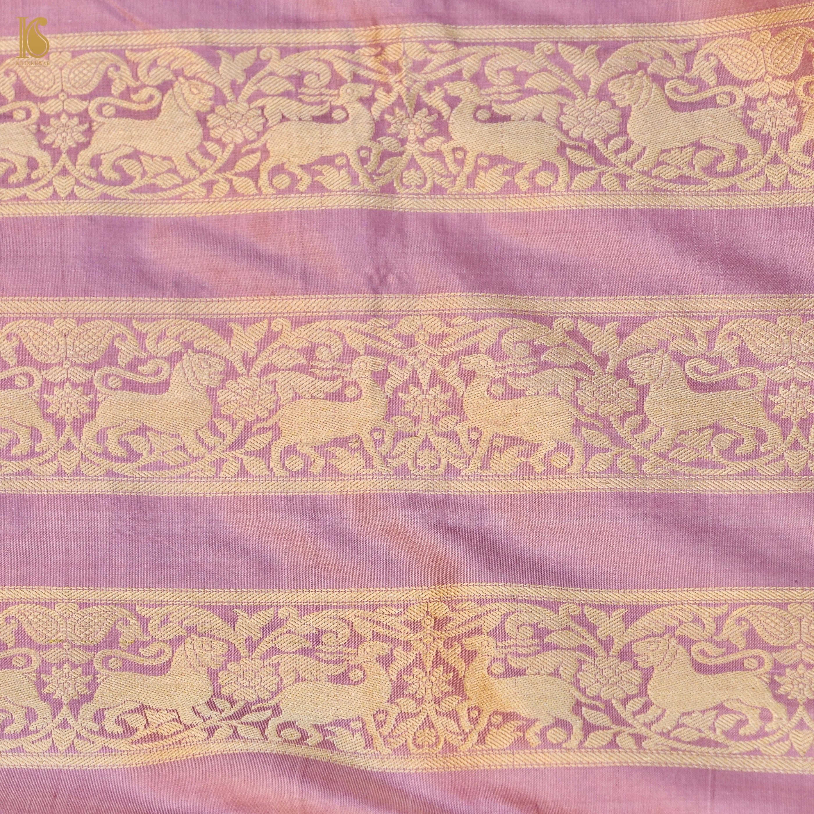 Handloom Banarasi Katan Silk Kalidar Elephant Lehenga
